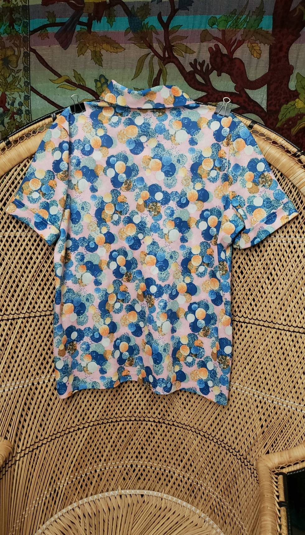 70s Women's Polka Dot Shirt by Tara One Vintage by Tara One - Image 7