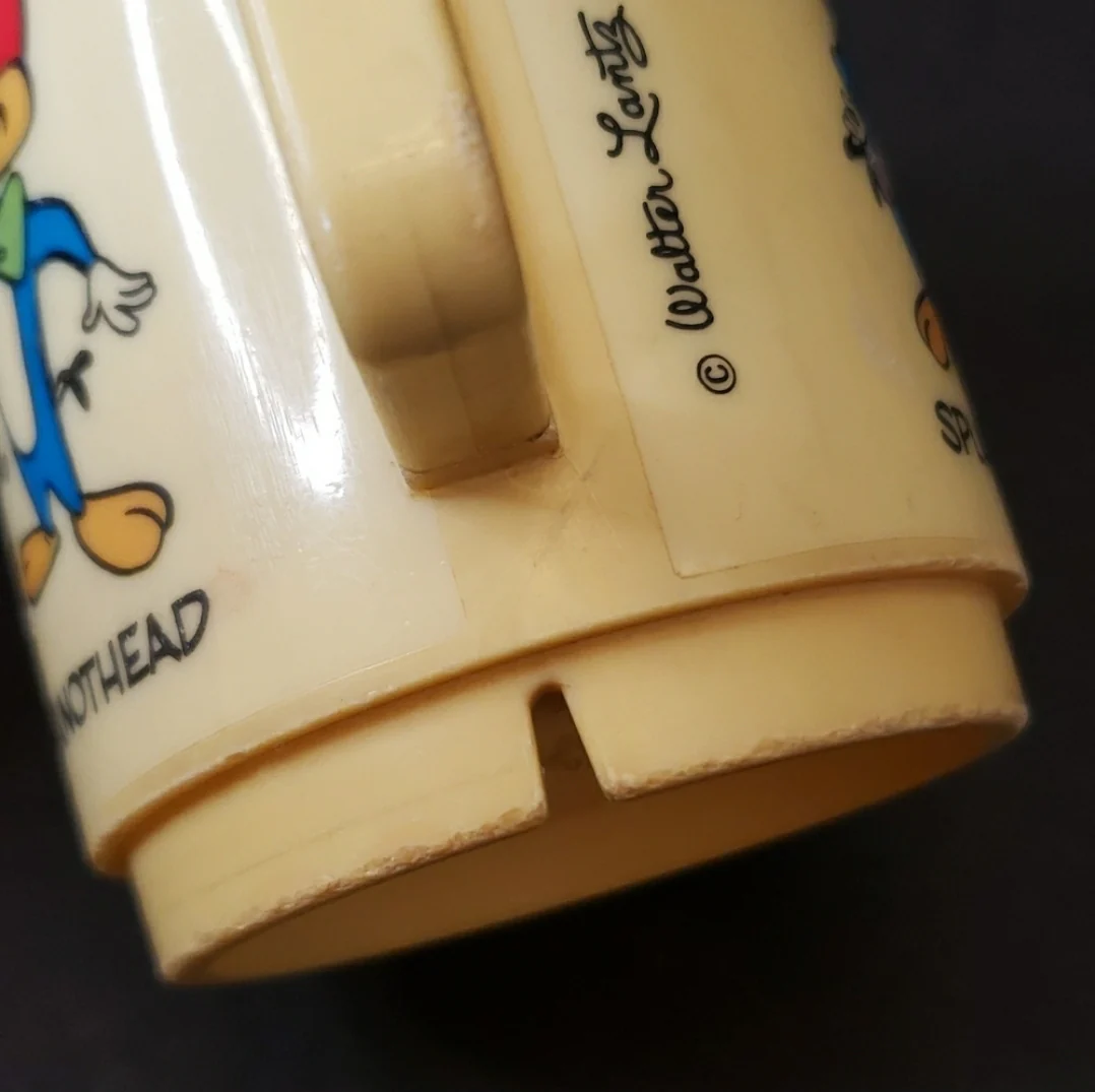 70s Woody Woodpecker Plastic Handled Cup By Walter Lantz - Image 10