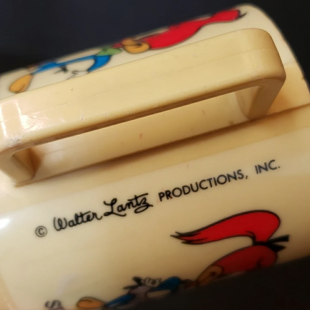 70s Woody Woodpecker Plastic Handled Cup By Walter Lantz - Image 15