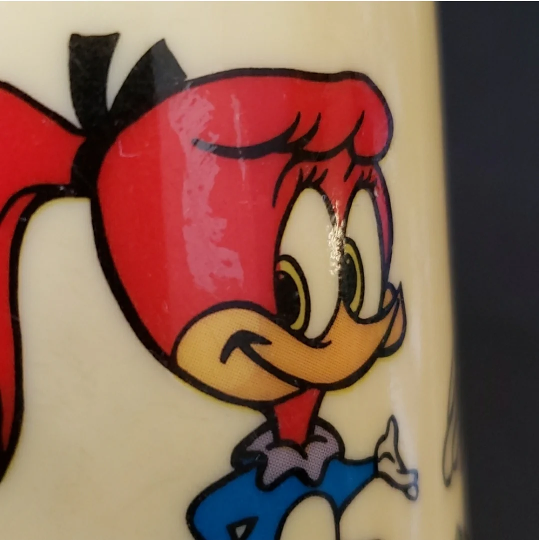 70s Woody Woodpecker Plastic Handled Cup By Walter Lantz - Image 6