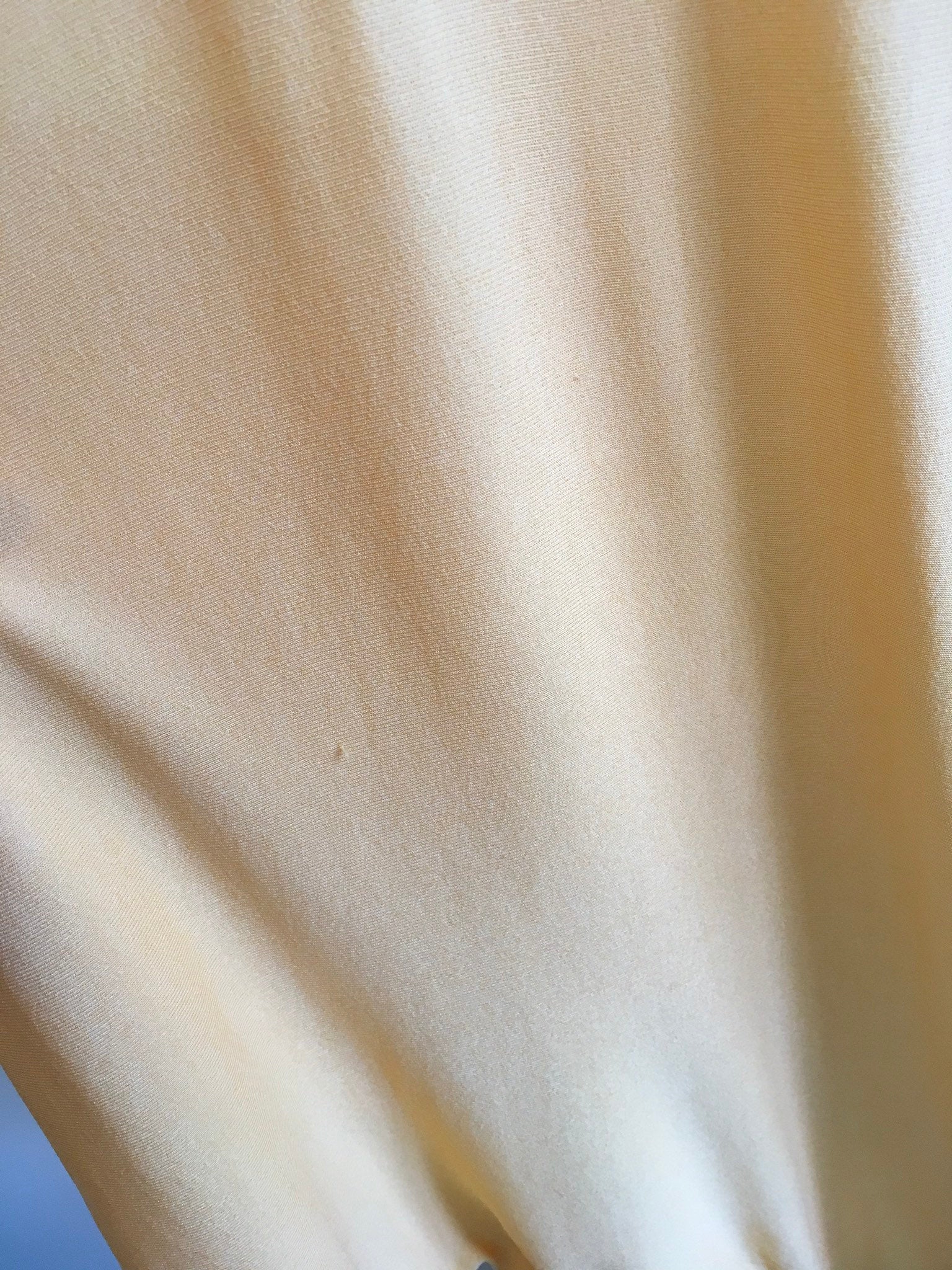 70's Yellow Goddess Grecian One Shoulder Maxi Gown by Halston - Image 6