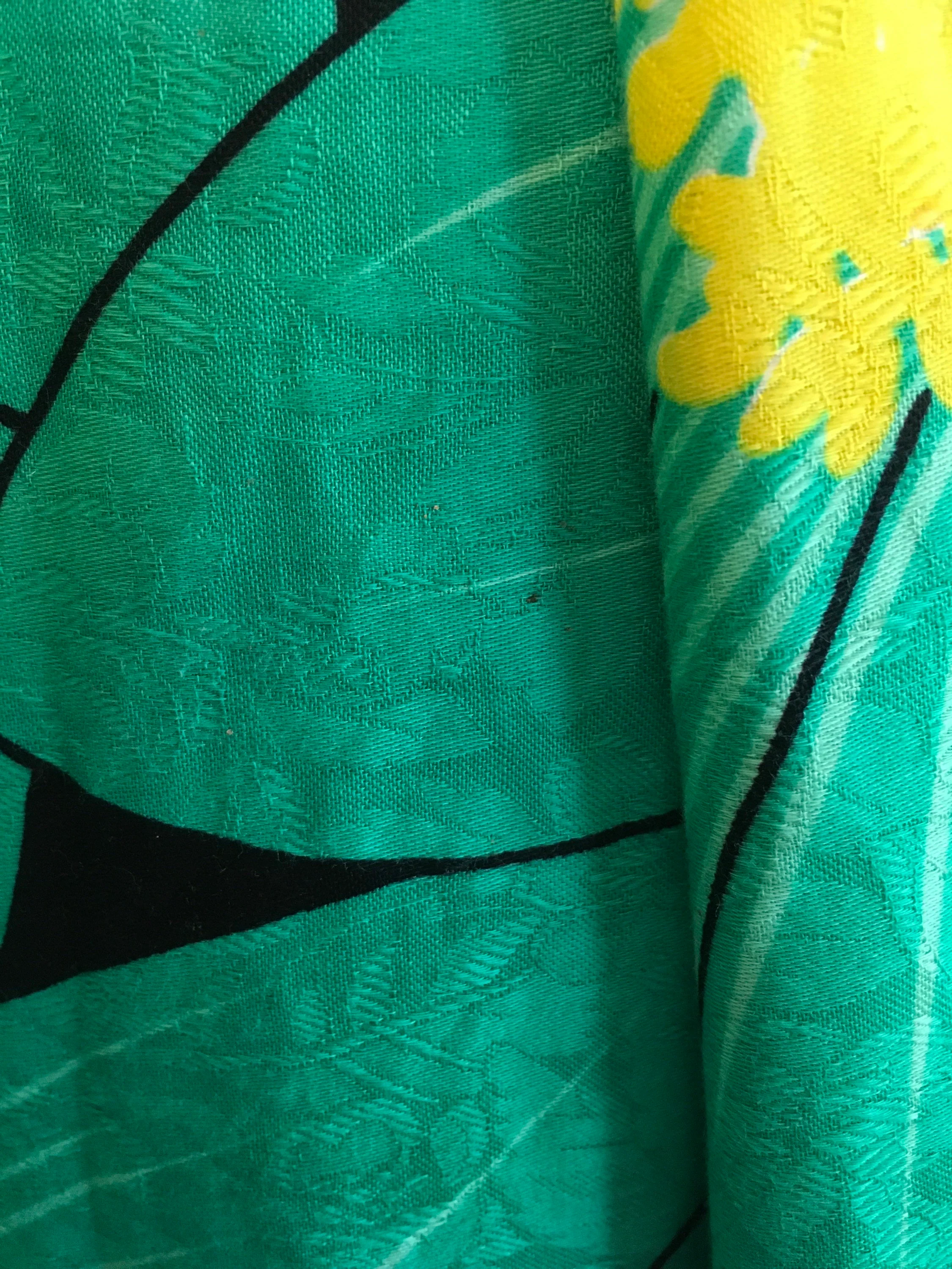 80’s-90’s Daisy Print Cotton Party Dress by  Antonia Collection - Image 7