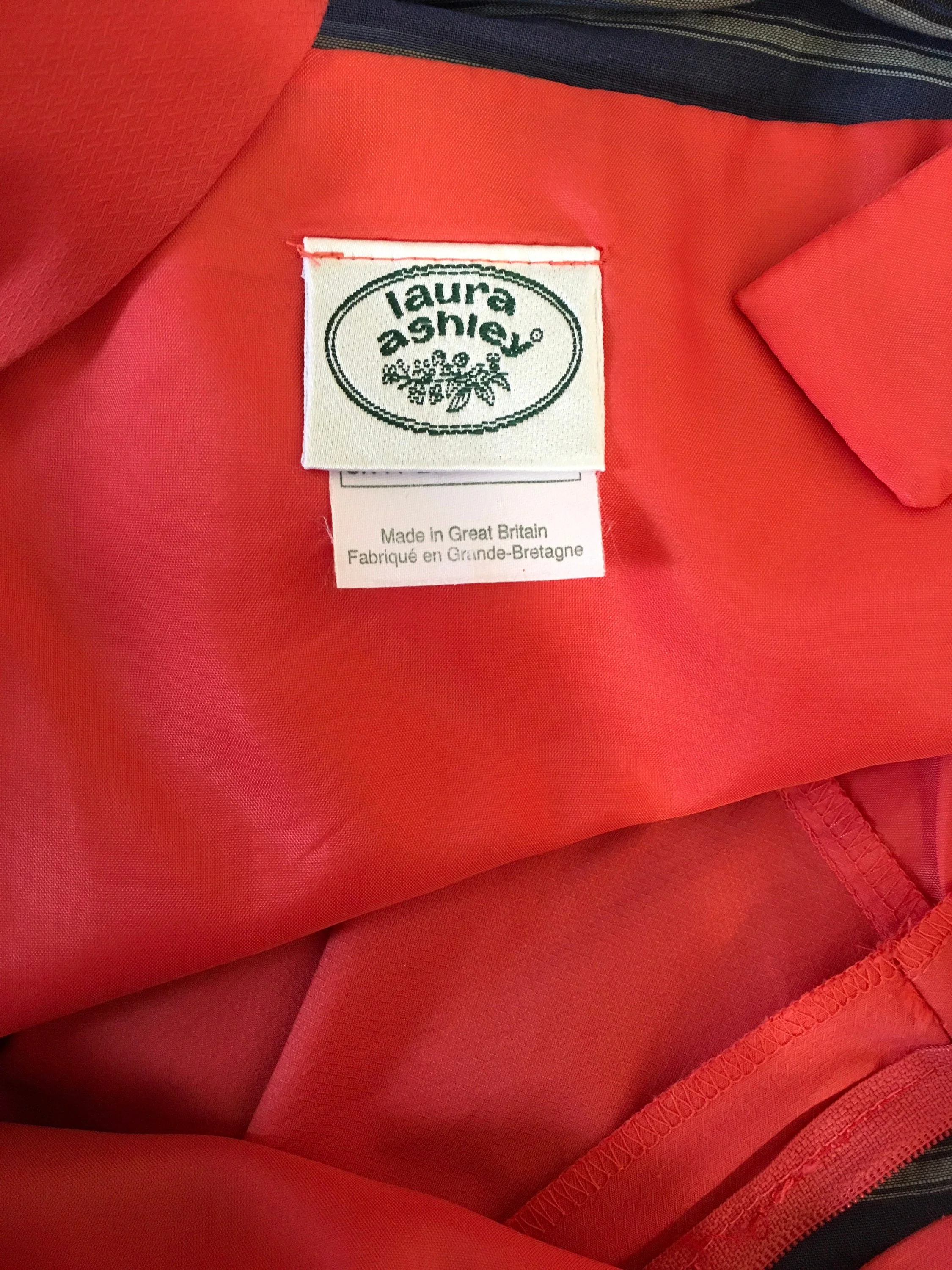 80’s Coral Summer Full Skirt Dress by Laura Ashley - Image 8