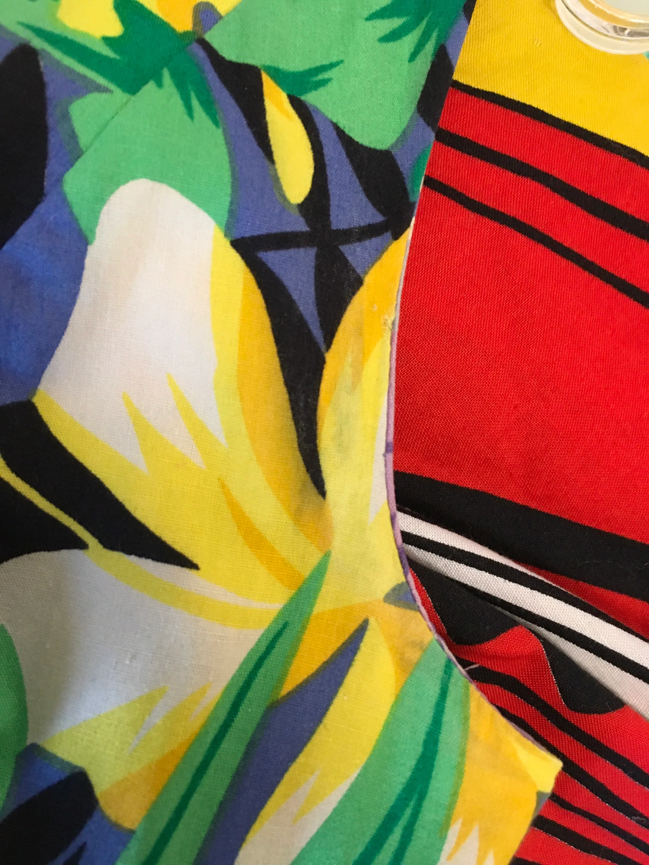 80’s Floral Garden Tropical Print Summer Dress by Anna Laura - Image 9