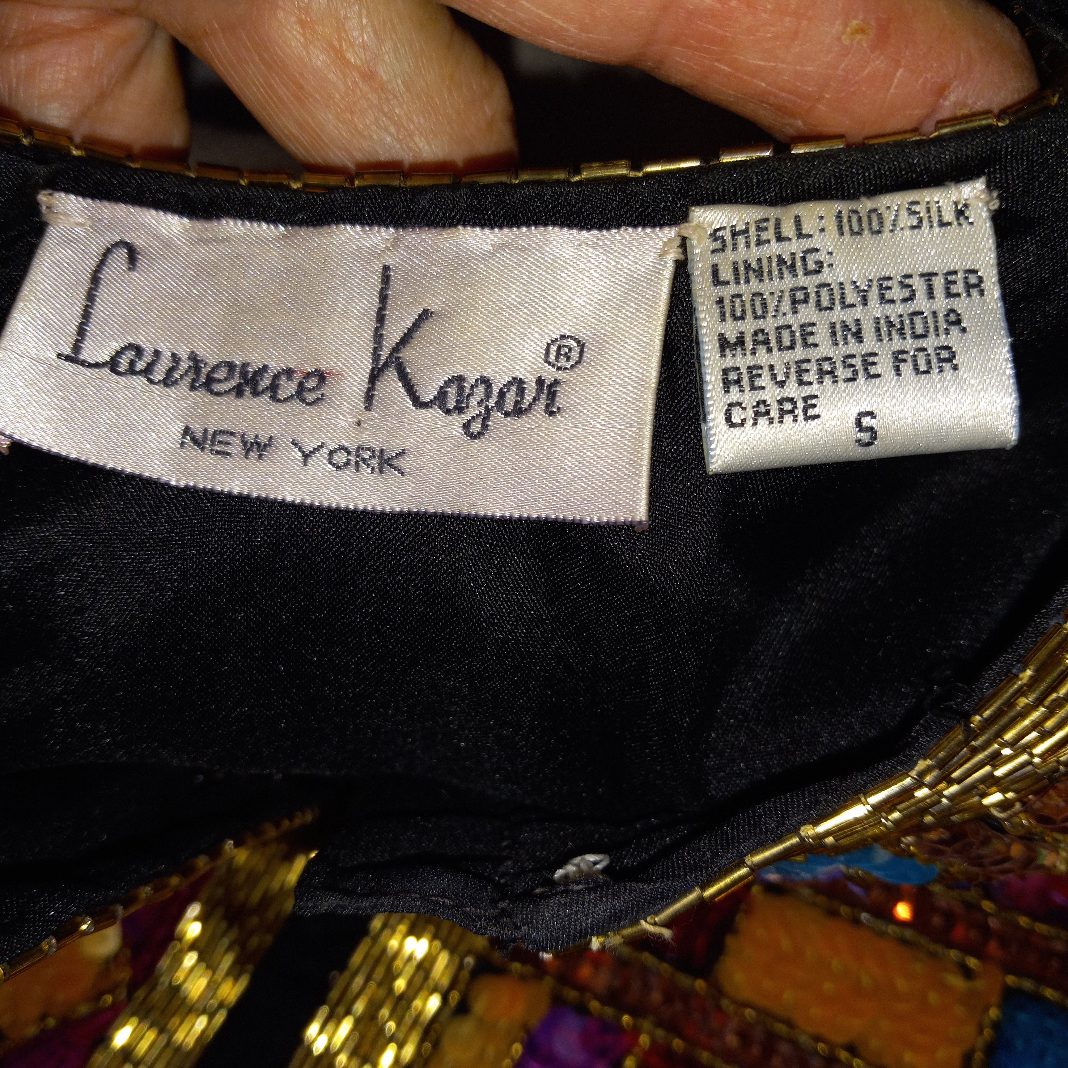 80’s Jazz Era Art Deco Beaded Jacket by Lawrence Kazar - Image 5