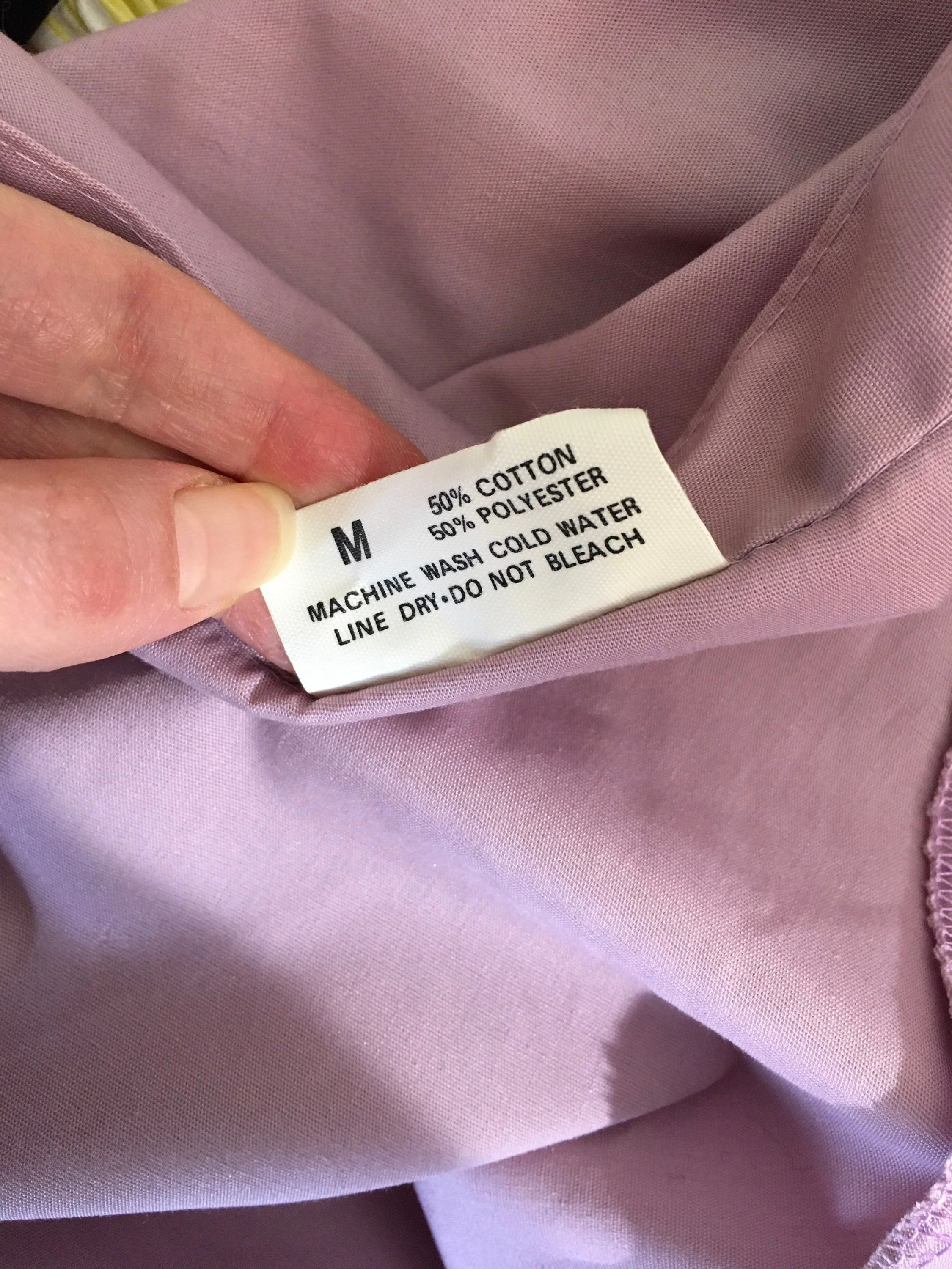 80’s Lavender Floral Painted Wrap Skirt by Arnold’s of Miami - Image 9