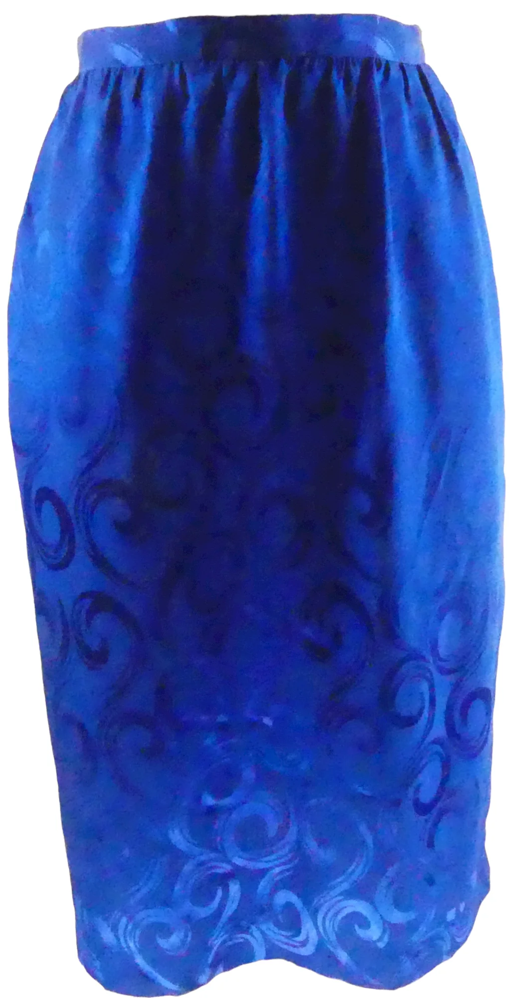 80s 100% Royal Blue Silk Suit By Argenti - Image 4