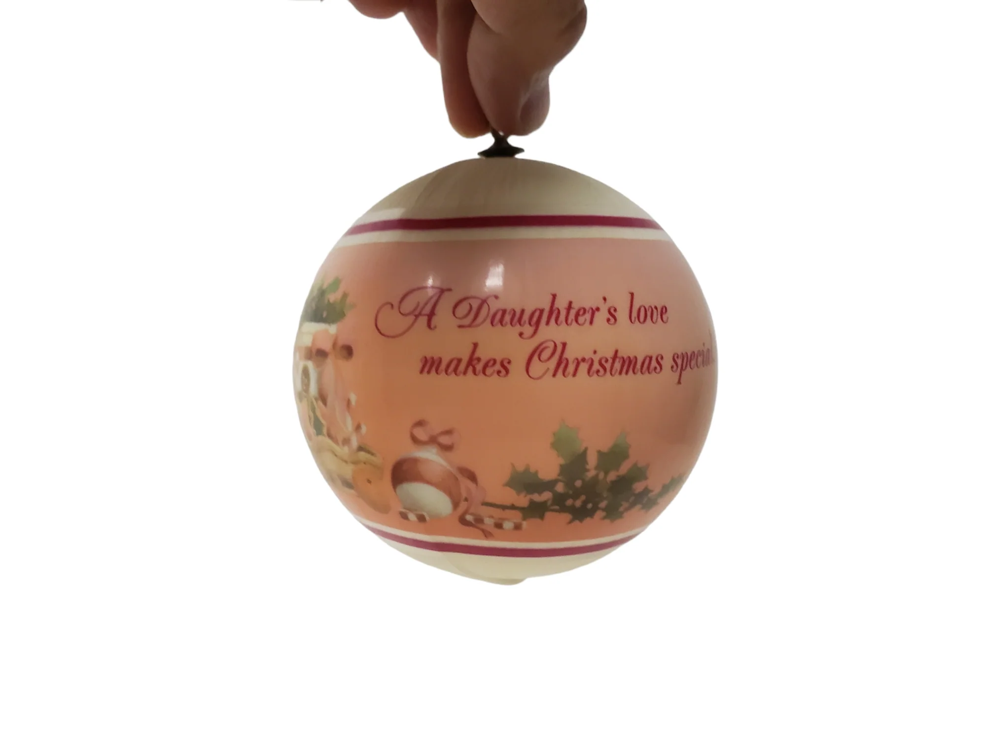 80s 1982 Daughter Keepsake Satin Ornament By Hallmark - Image 3