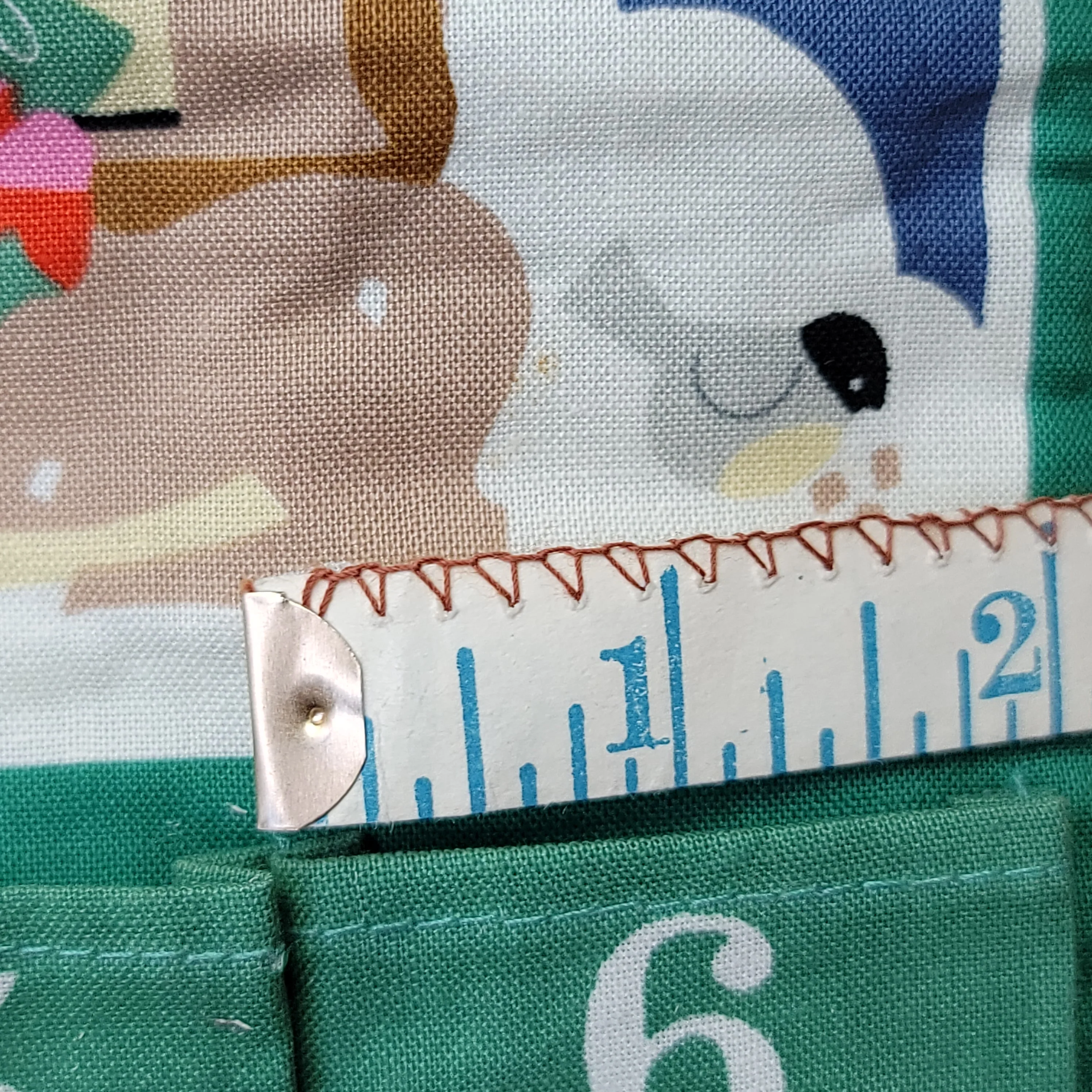 80s 1987 Avon Christmas Mouse Advent Fabric Calendar By Avon - Image 10