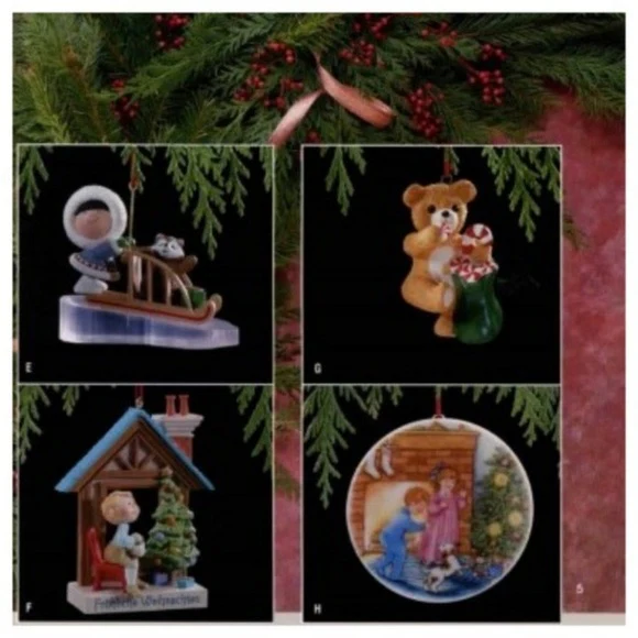 80s 1989 Morning Of Wonder Plate Christmas Ornament By Hallmark - Image 5