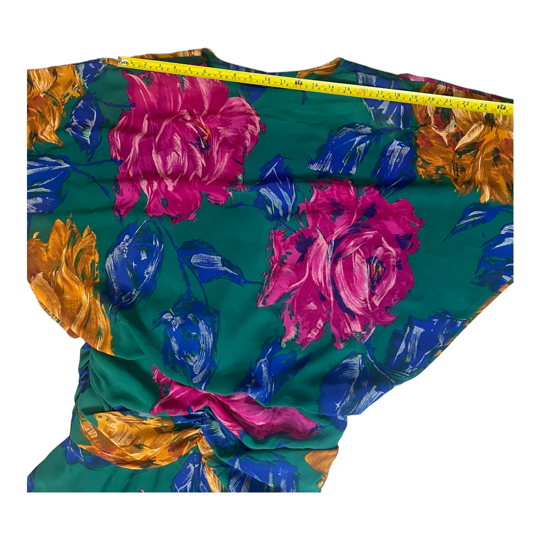 80s Does 20s Floral Flapper Gatsby Tea Party Dress By Kono - Image 7