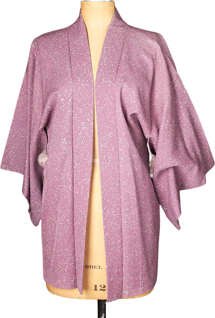 80s Purple Haori Robe