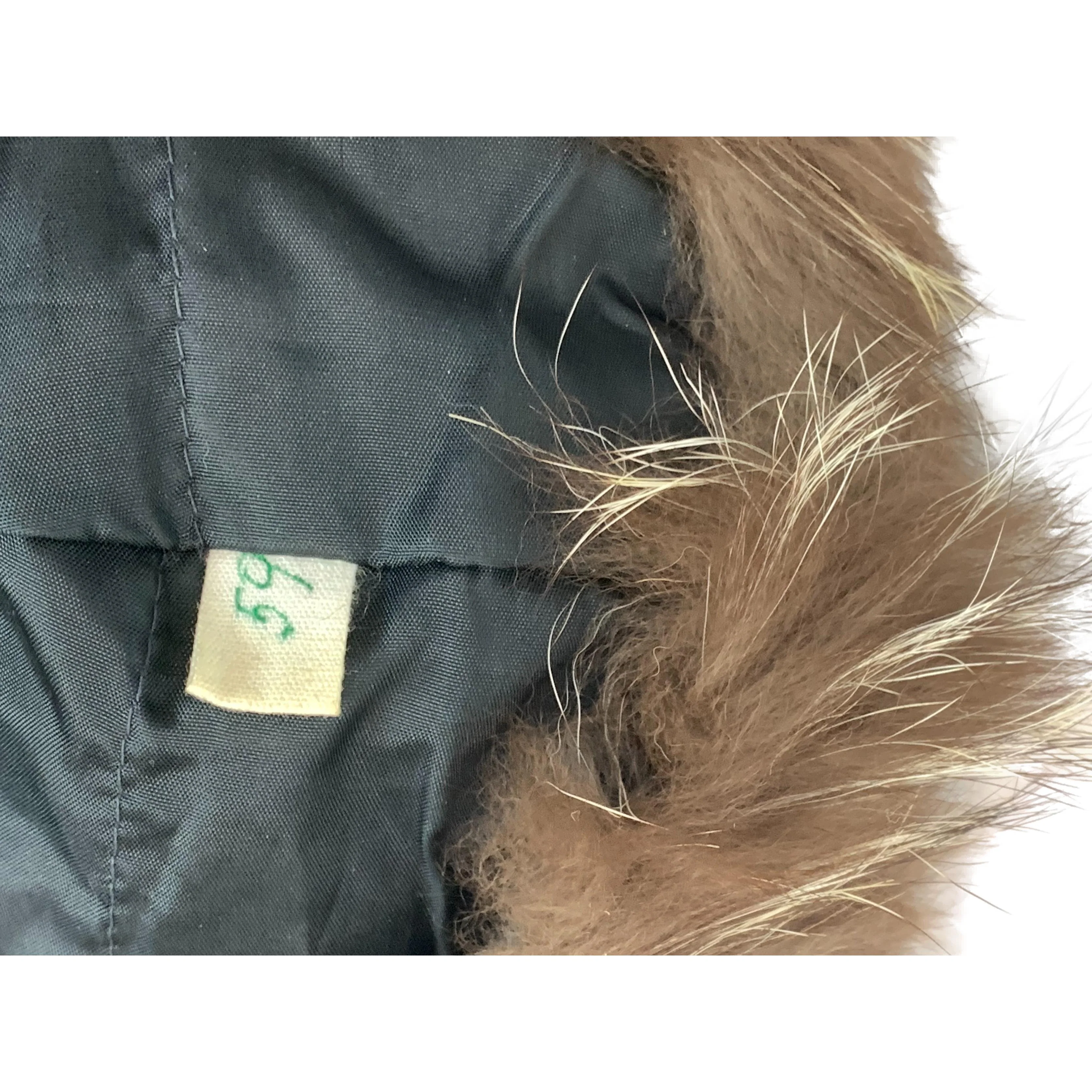 80s Real Silver Fox Fur Pillbox Style Hat - Image 6