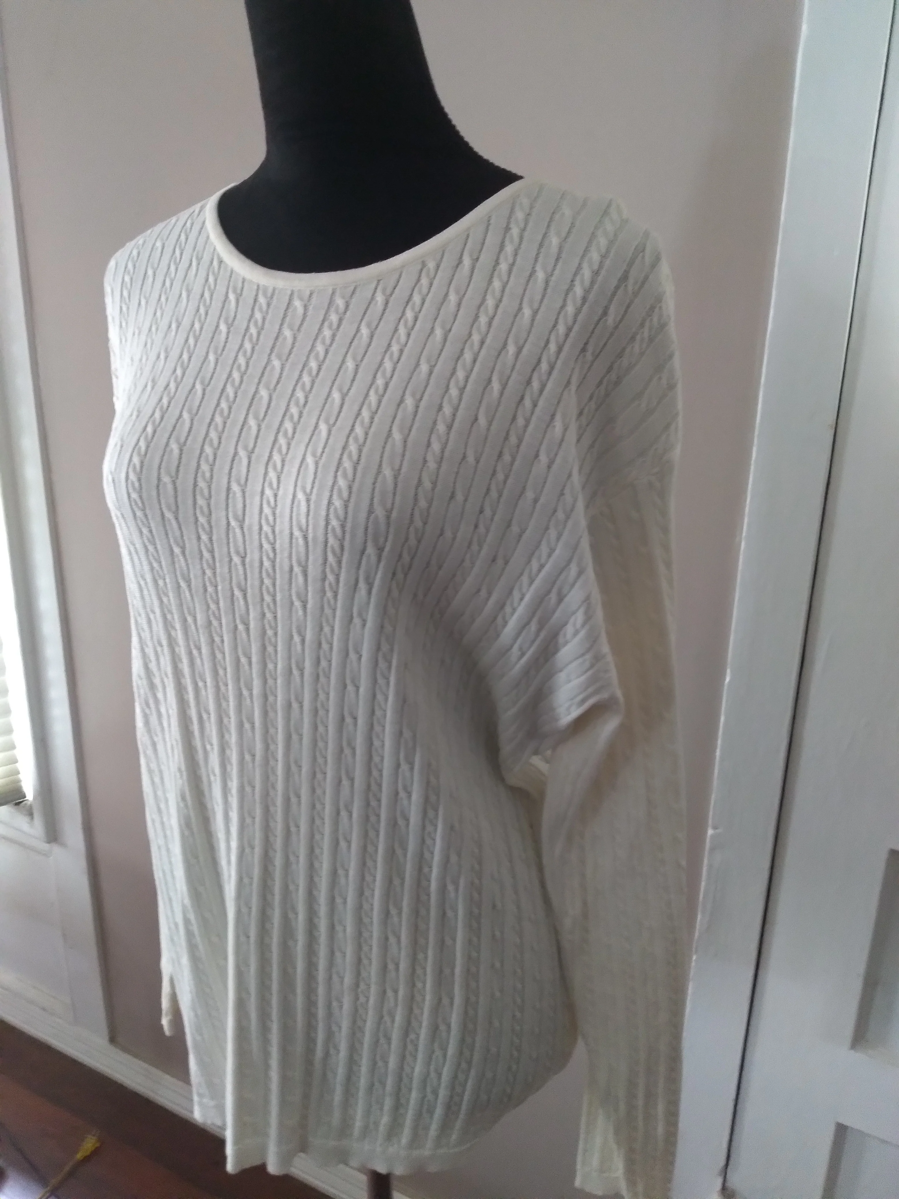 80s Ribbed Crewneck Sweater By Liz Claiborne - Image 4