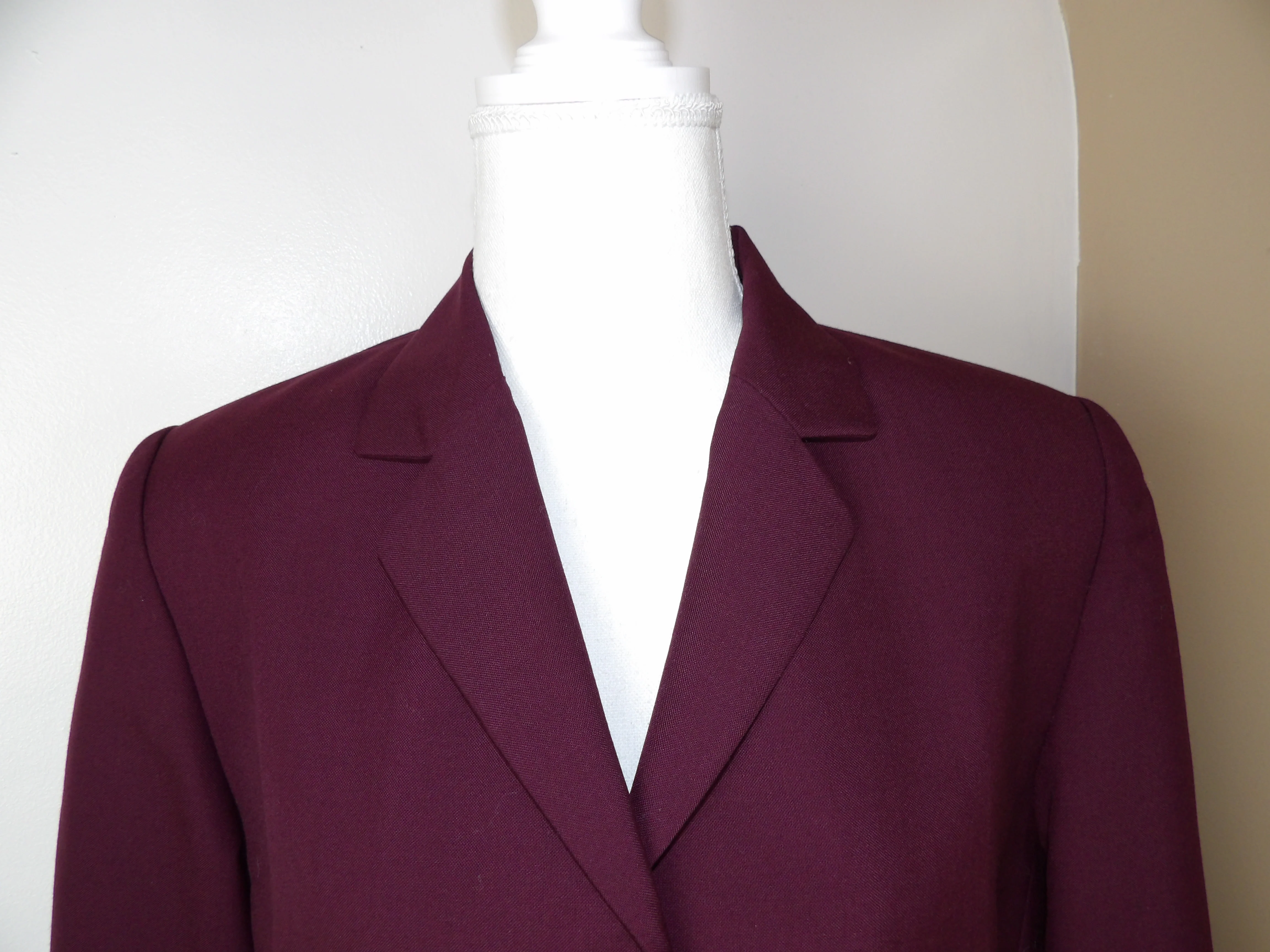 80s 80s Vintage Maroon Blazer/jacket By Pendleton By Pendleton - Image 5