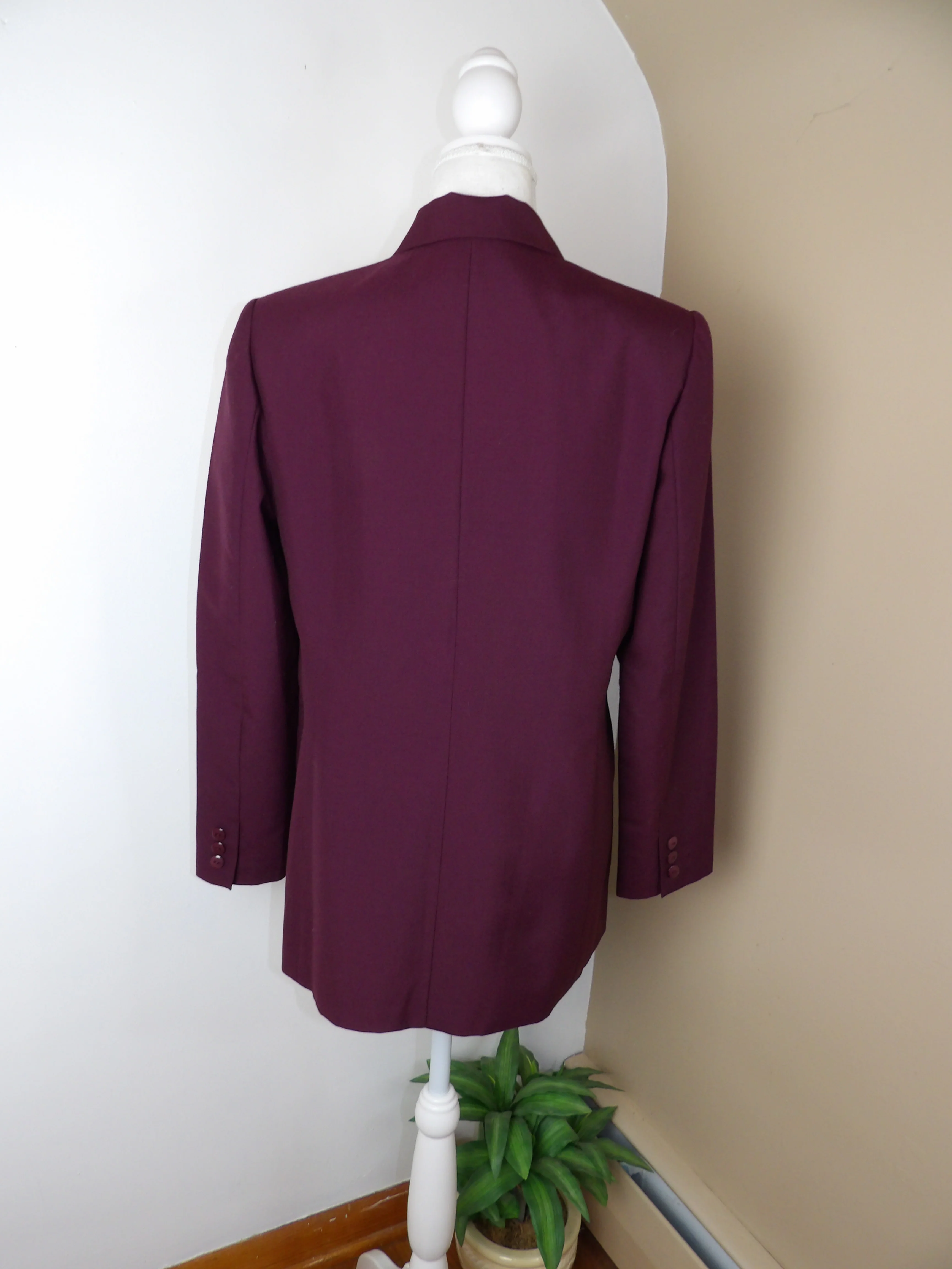 80s 80s Vintage Maroon Blazer/jacket By Pendleton By Pendleton - Image 6