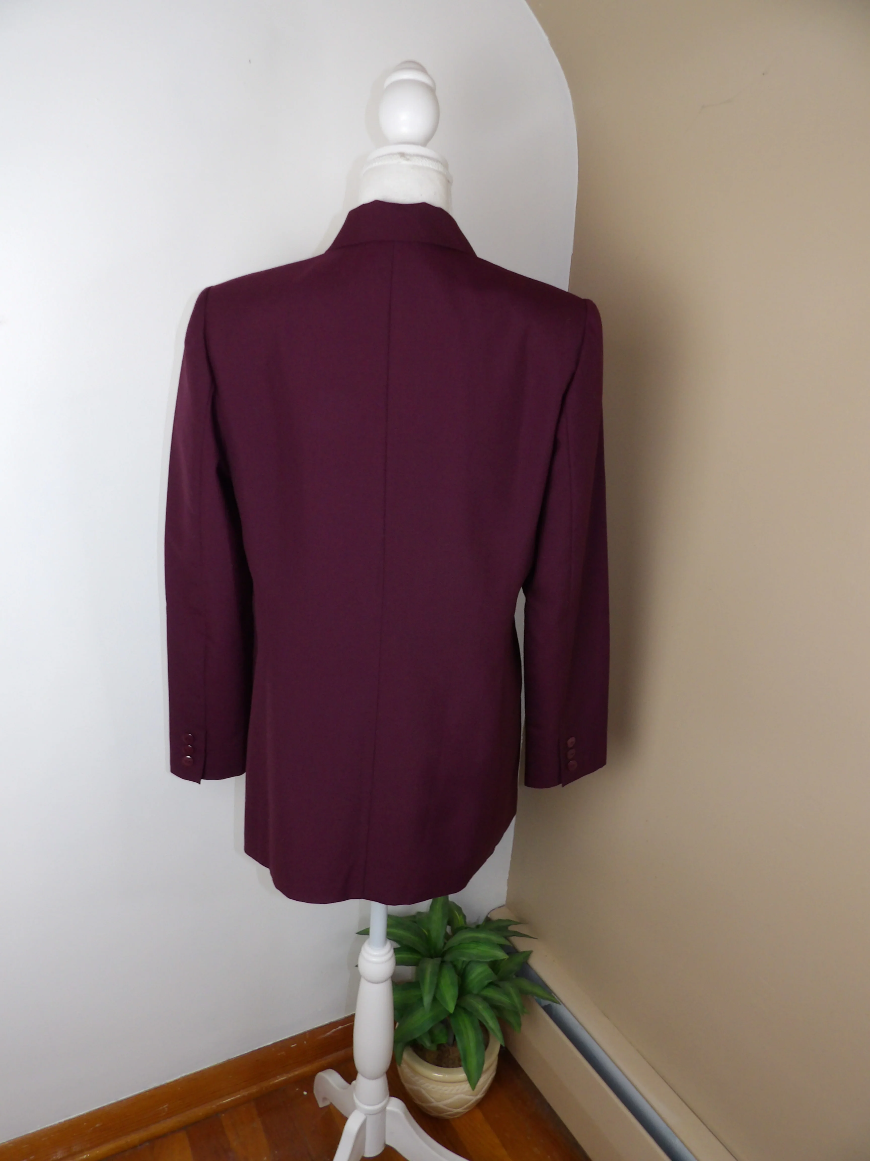 80s 80s Vintage Maroon Blazer/jacket By Pendleton By Pendleton - Image 7