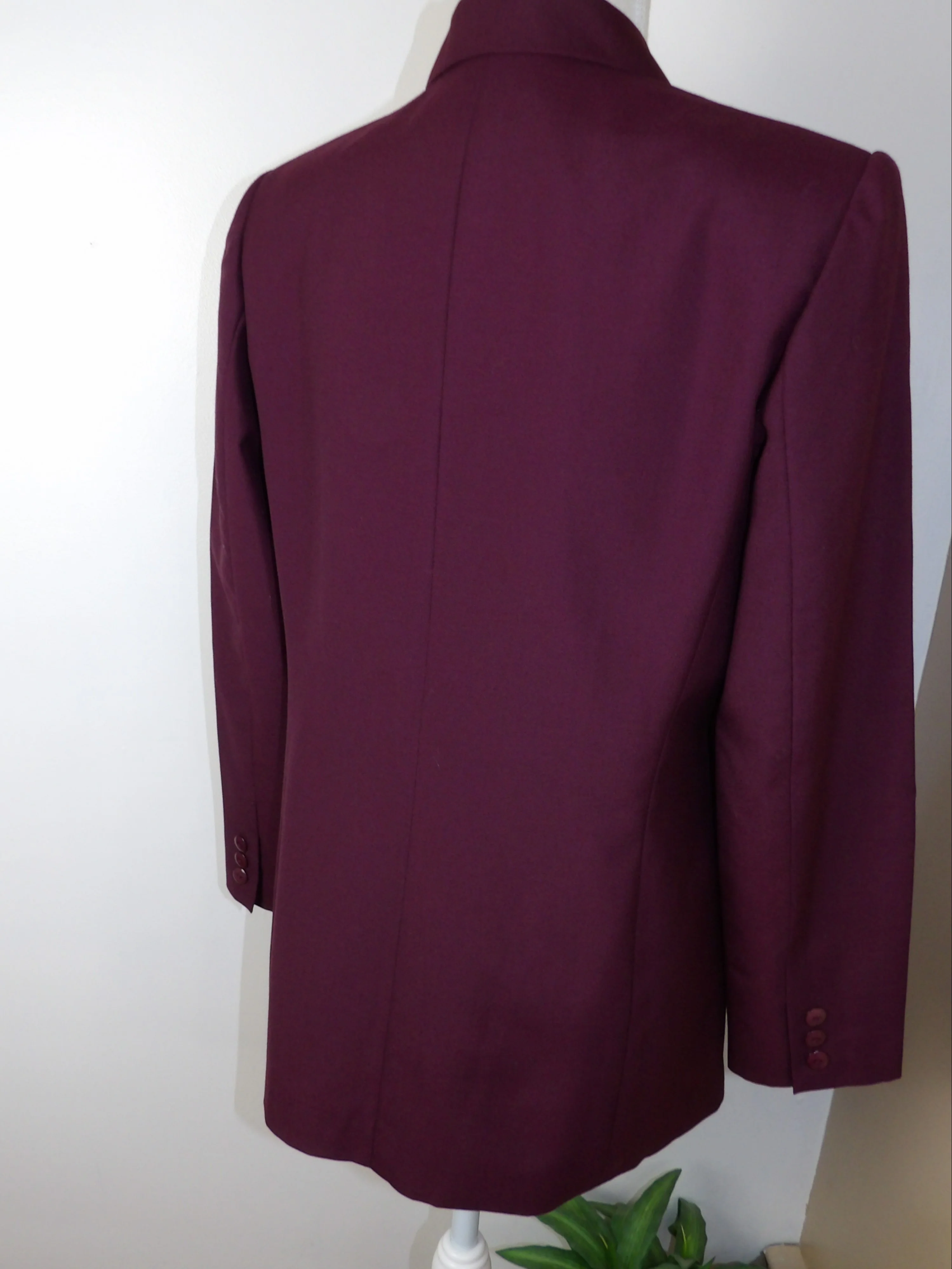 80s 80s Vintage Maroon Blazer/jacket By Pendleton By Pendleton - Image 8