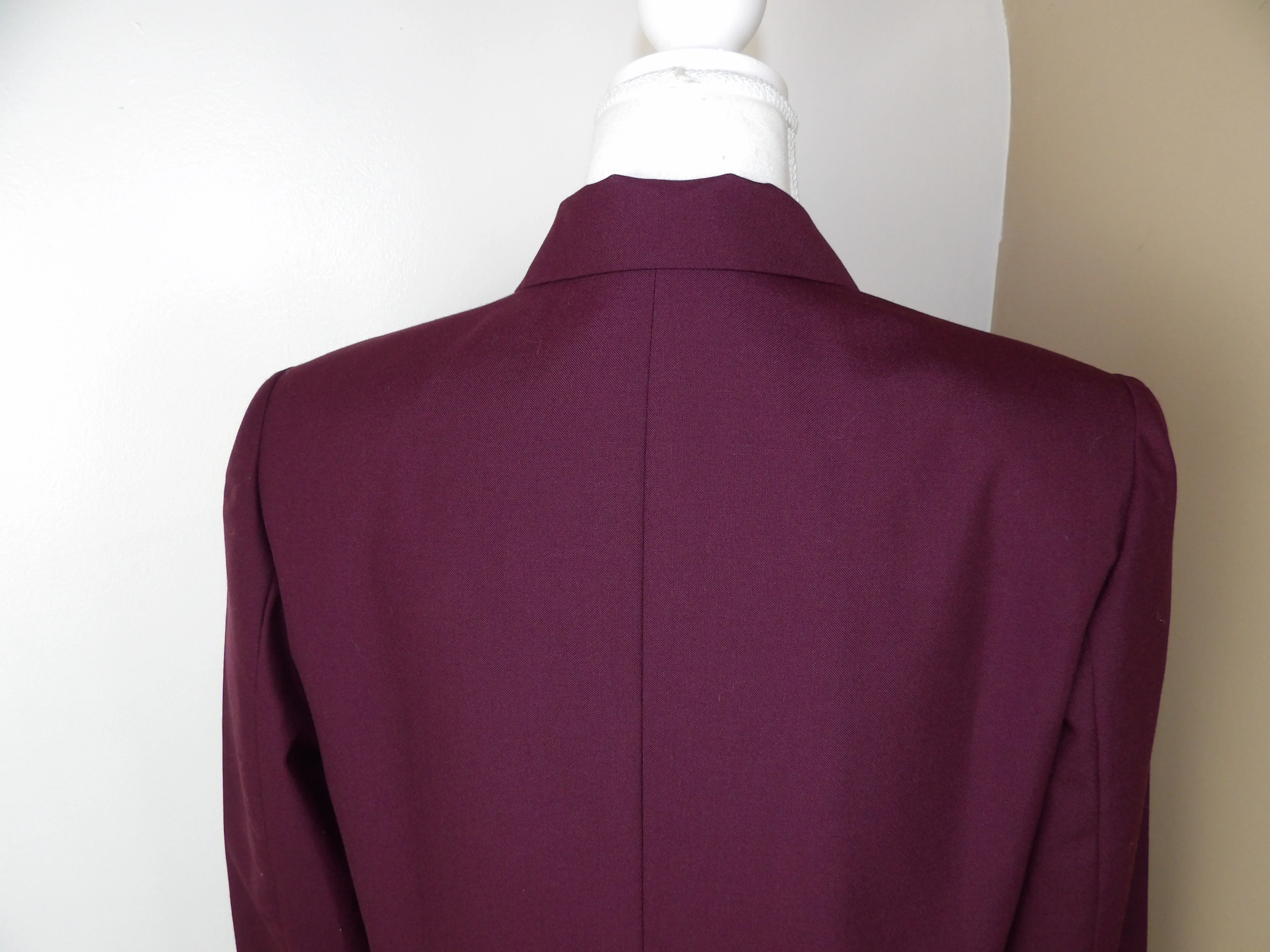 80s 80s Vintage Maroon Blazer/jacket By Pendleton By Pendleton - Image 9