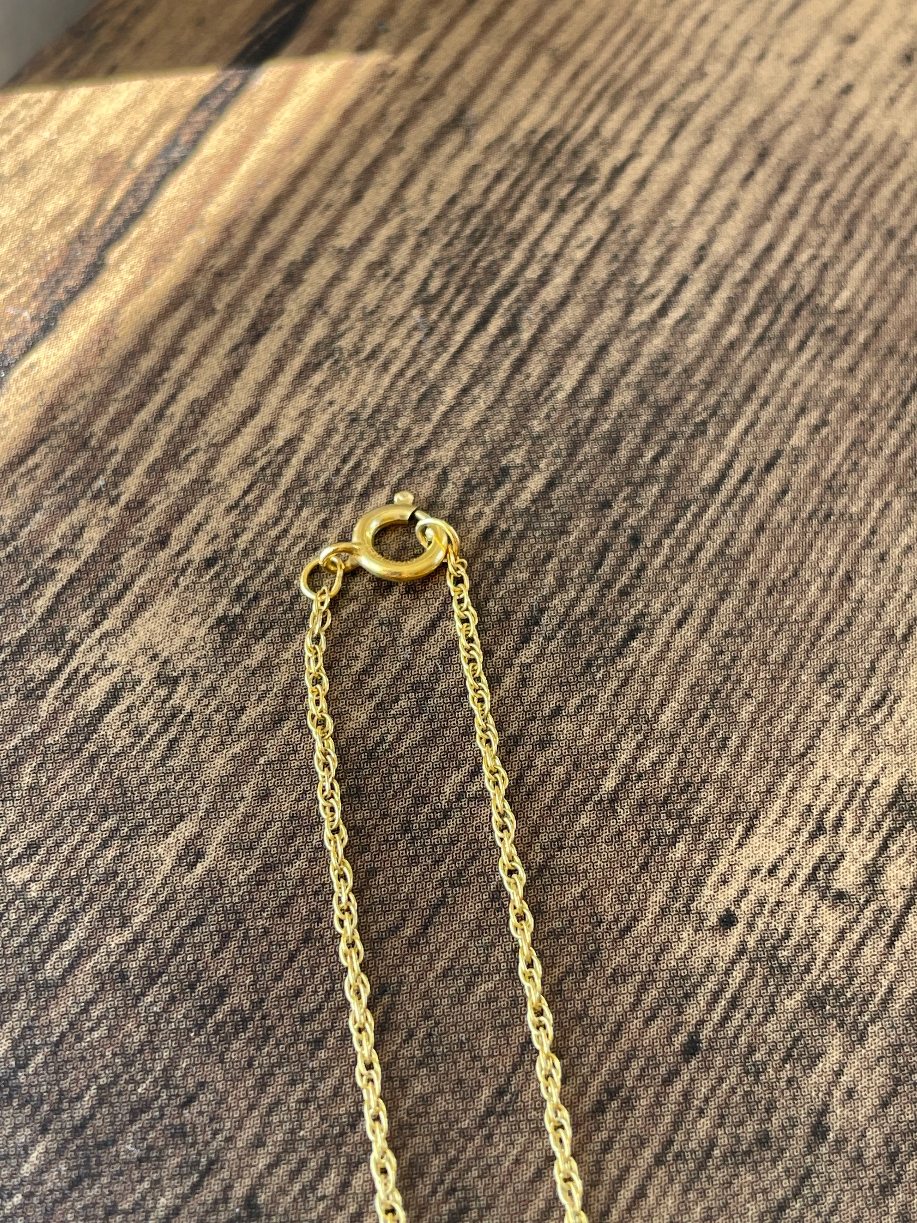 80s/90s 12k Gold Filled Necklace With Cz Pendant - Image 13
