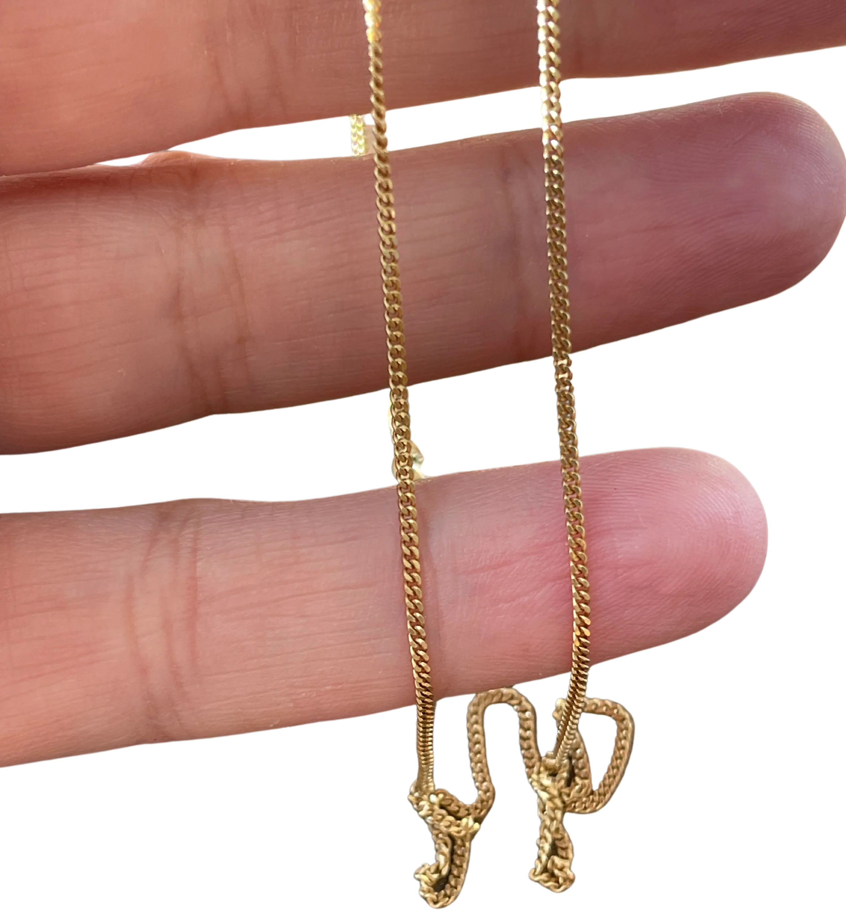 80s/90s 18k Gold Chain - Image 2