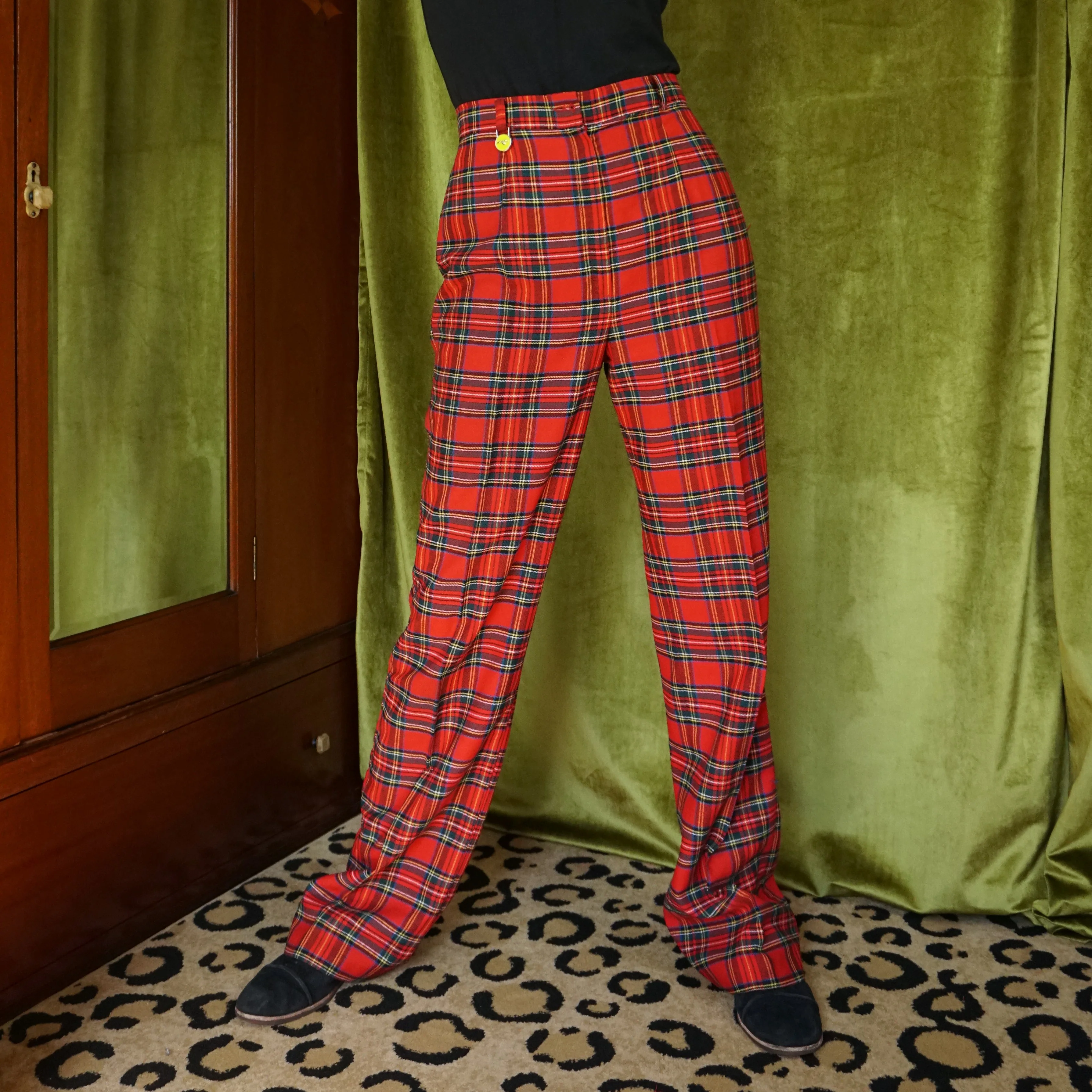 80s/90s 3 Piece Plaid Blazer Skirt Trousers Suit Set-tall By Stone Harbor by Maverick - Image 4