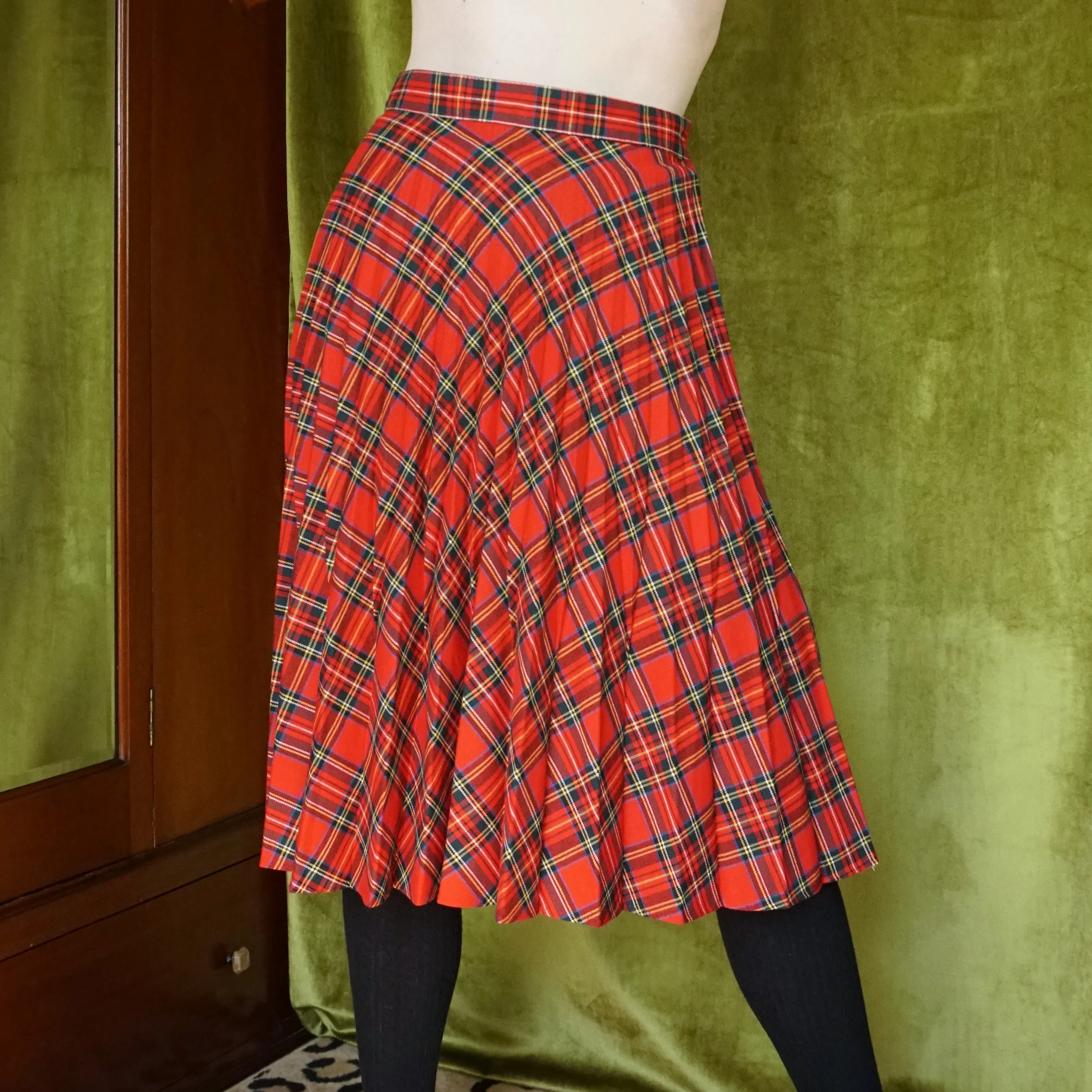 80s/90s 3 Piece Plaid Blazer Skirt Trousers Suit Set-tall By Stone Harbor by Maverick - Image 7