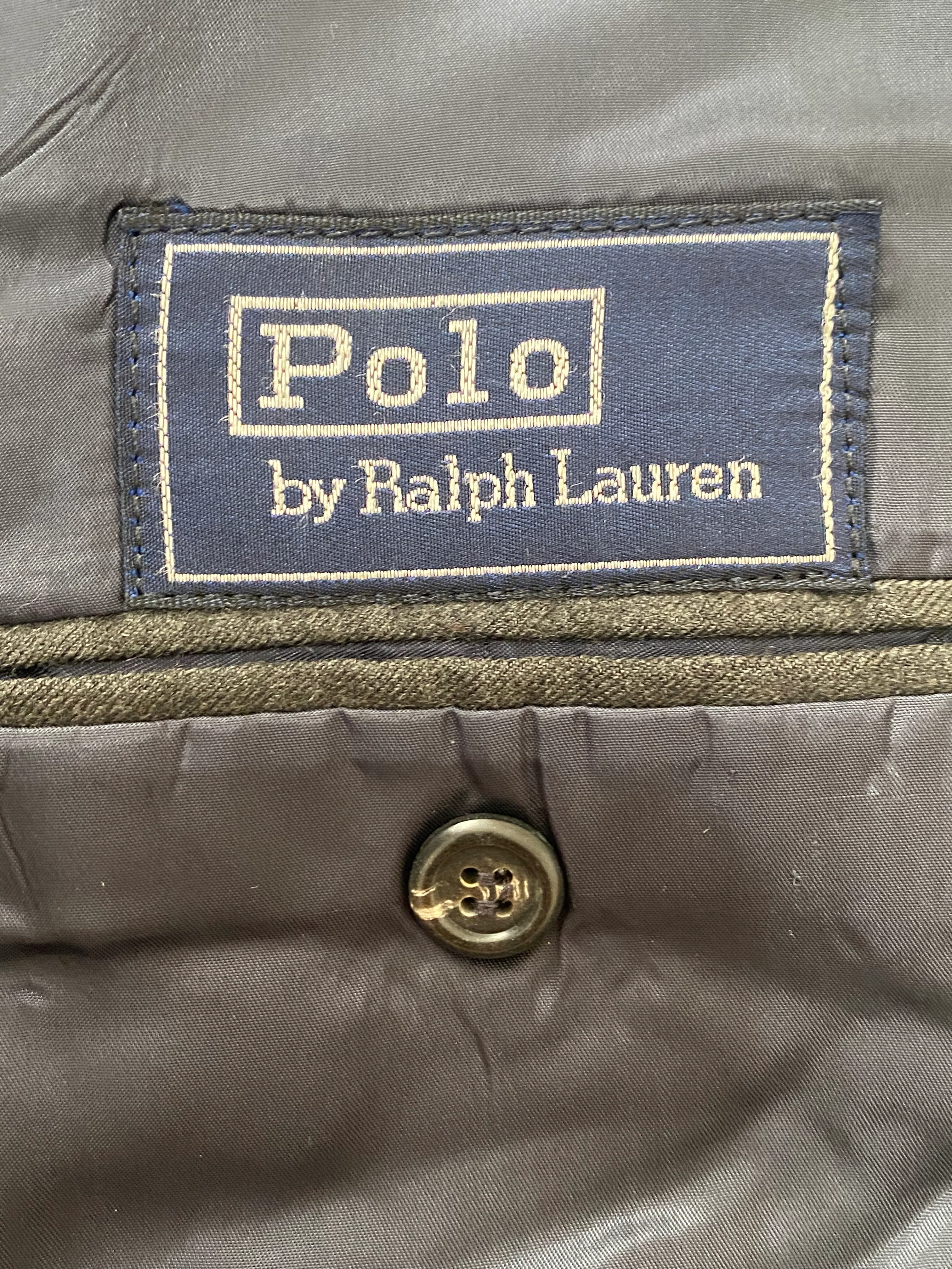 80s/90s 42r Wool/cashmere Blazer Sports Jacket Pinstripe By Polo Ralph Lauren - Image 12
