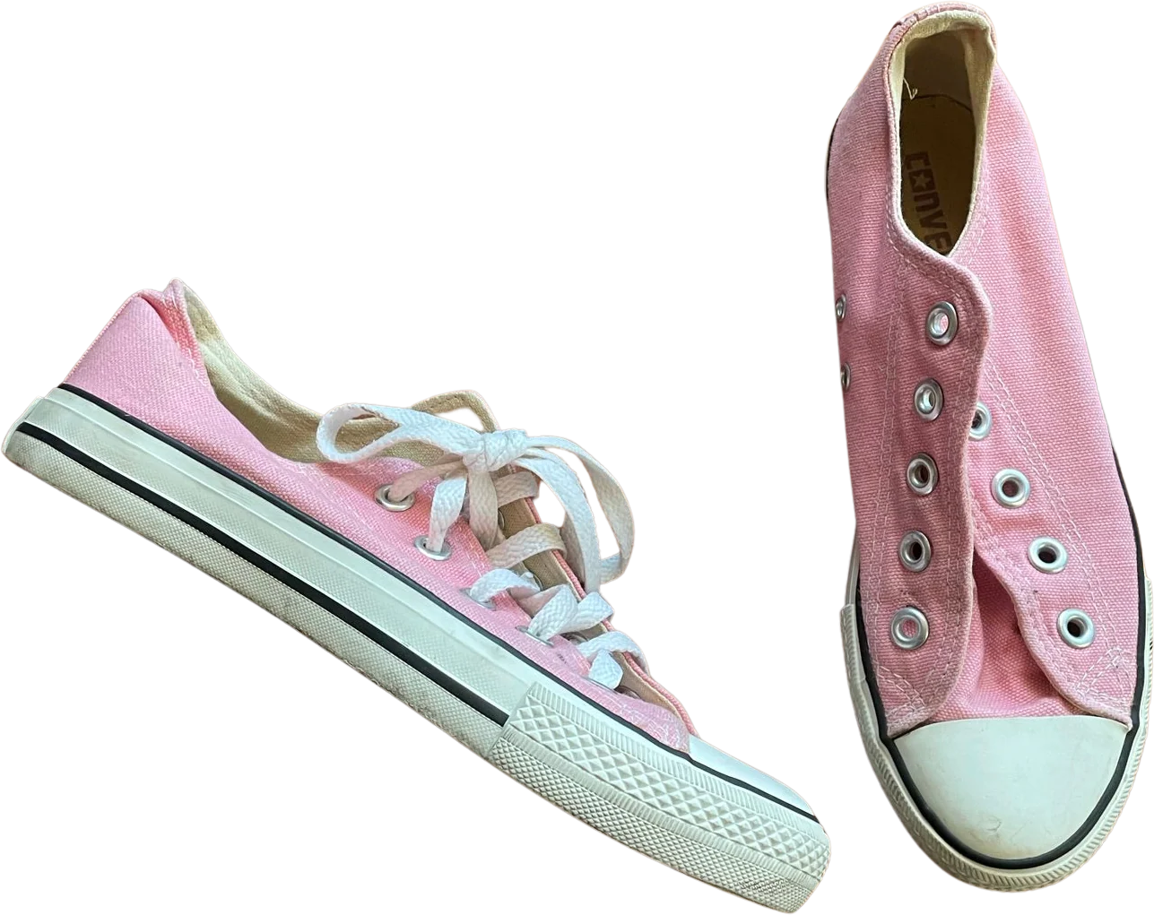 80s/90s Pink Vintage Chuck Taylor Sneakers By Converse
