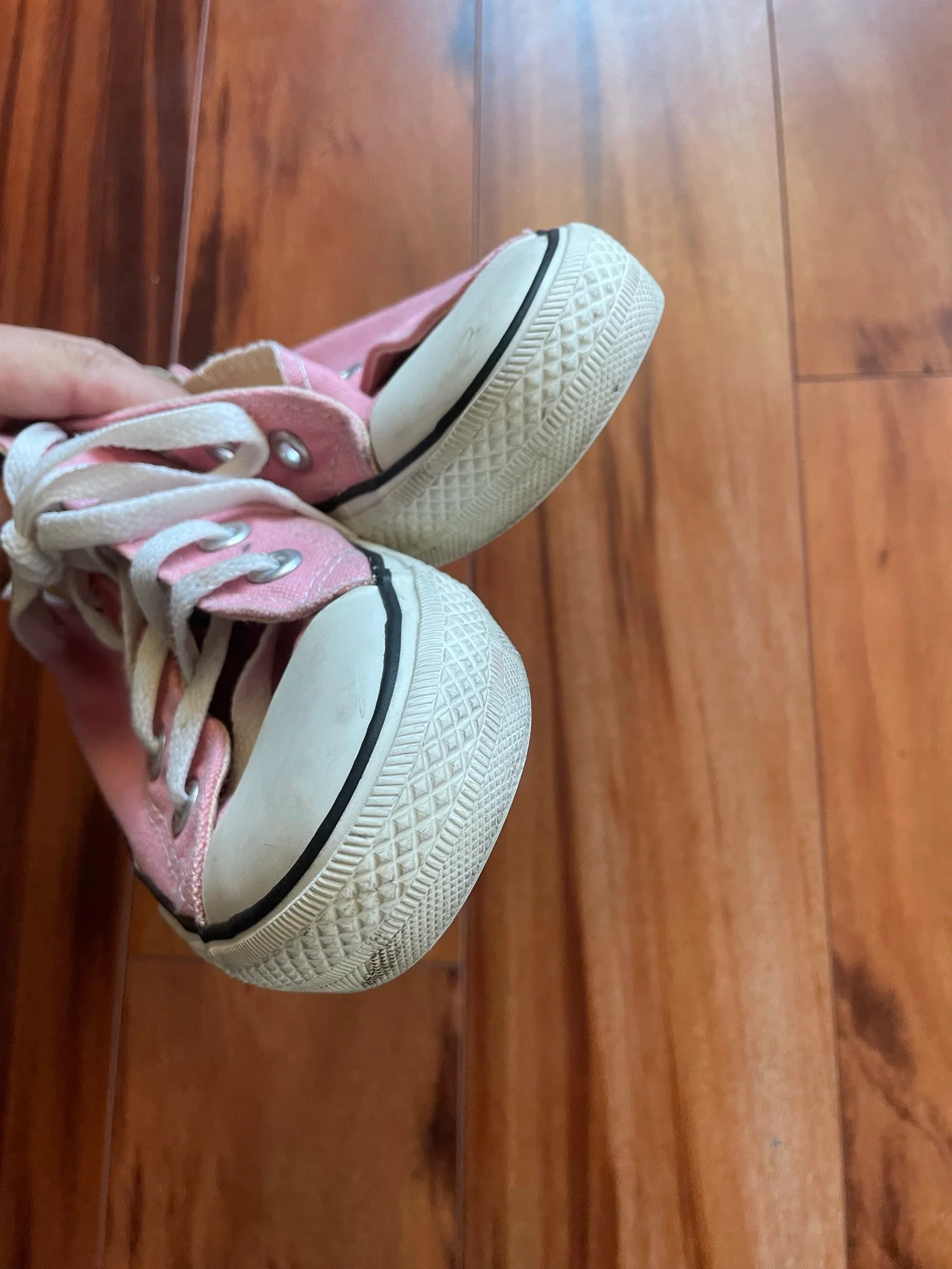 80s/90s Pink Vintage Chuck Taylor Sneakers By Converse - Image 4