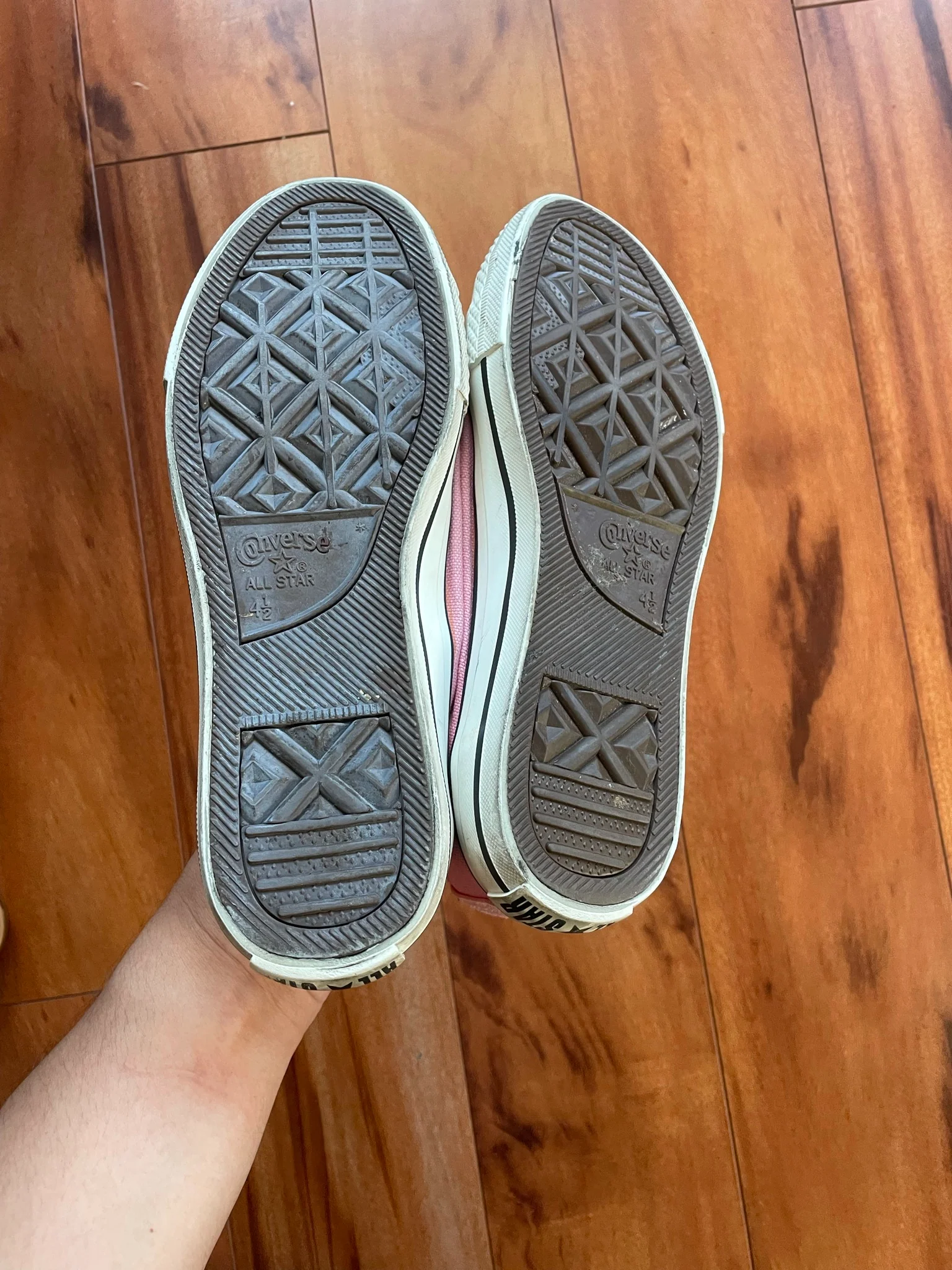 80s/90s Pink Vintage Chuck Taylor Sneakers By Converse - Image 8