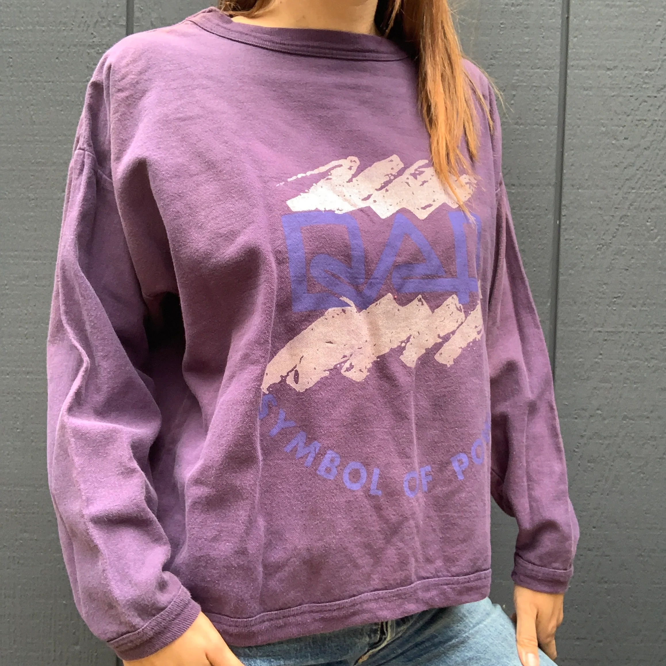 80s/90s Abstract Rad Crewneck Sweatshirt By Bonjour - Image 3