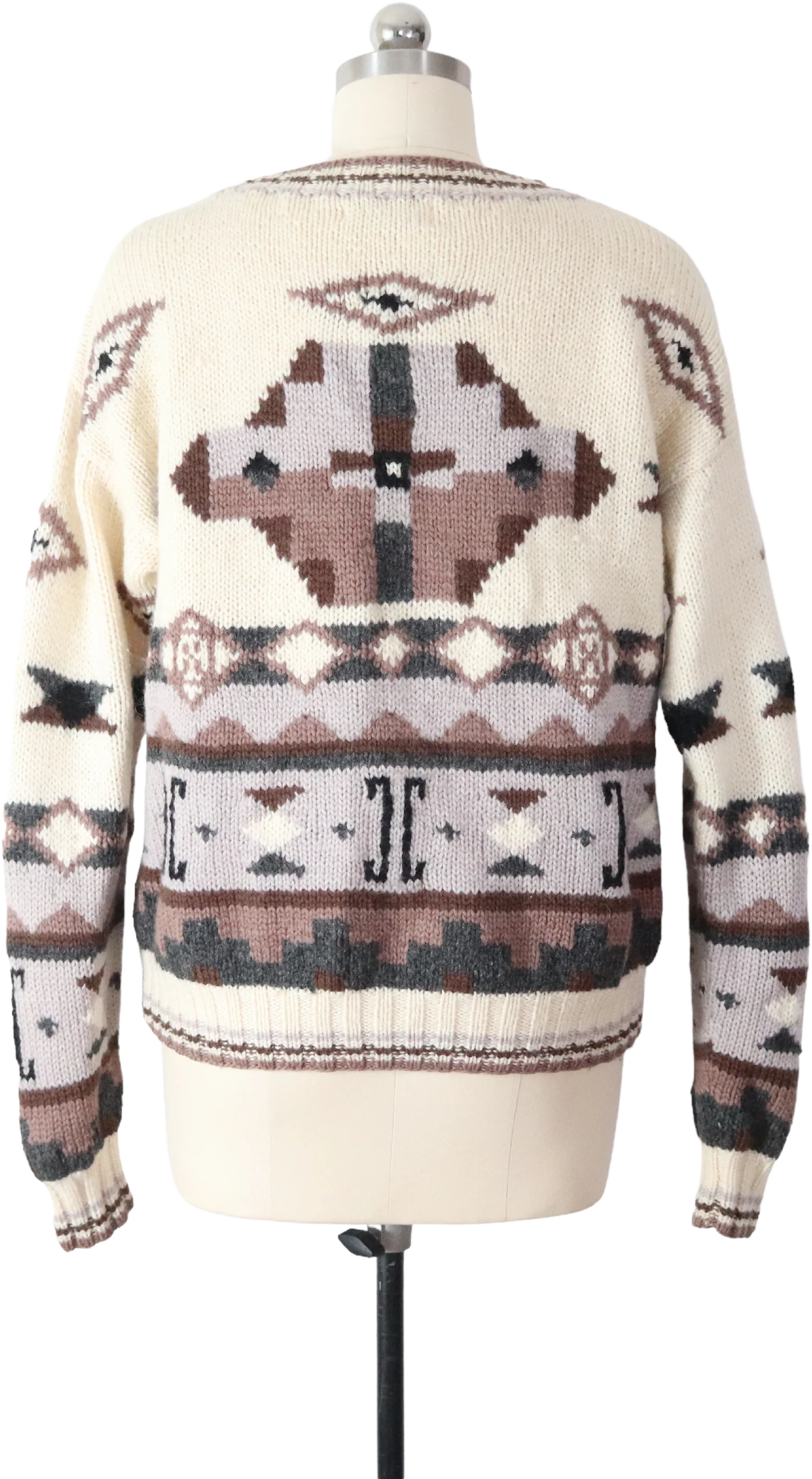 80s/90s Knit Warm 100% Wool Pullover Sweater by L.L. Bean - Image 2