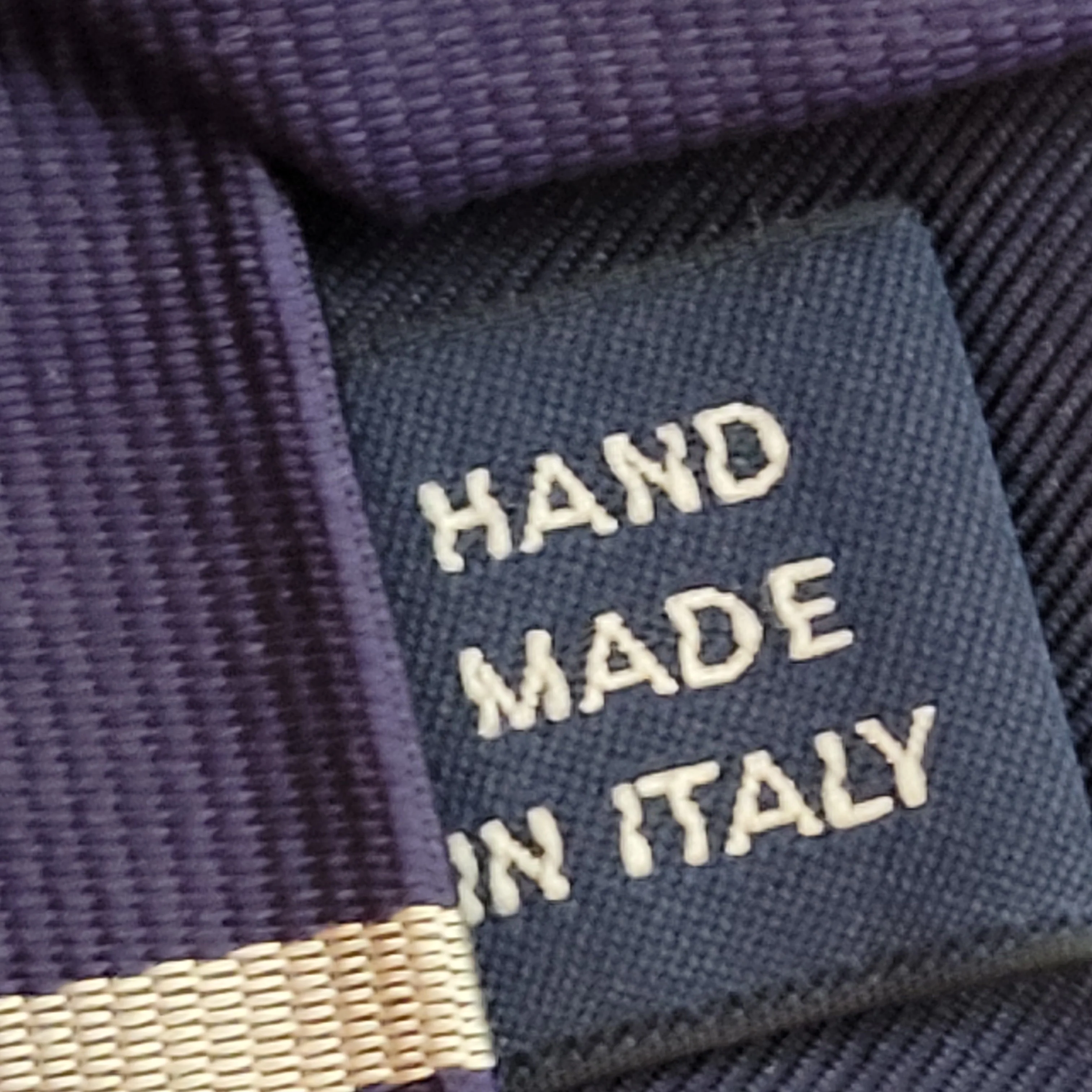 80s/90s Big Pony Neck Tie Hand Made Italy Silk Number 3 By Polo Ralph Lauren - Image 4
