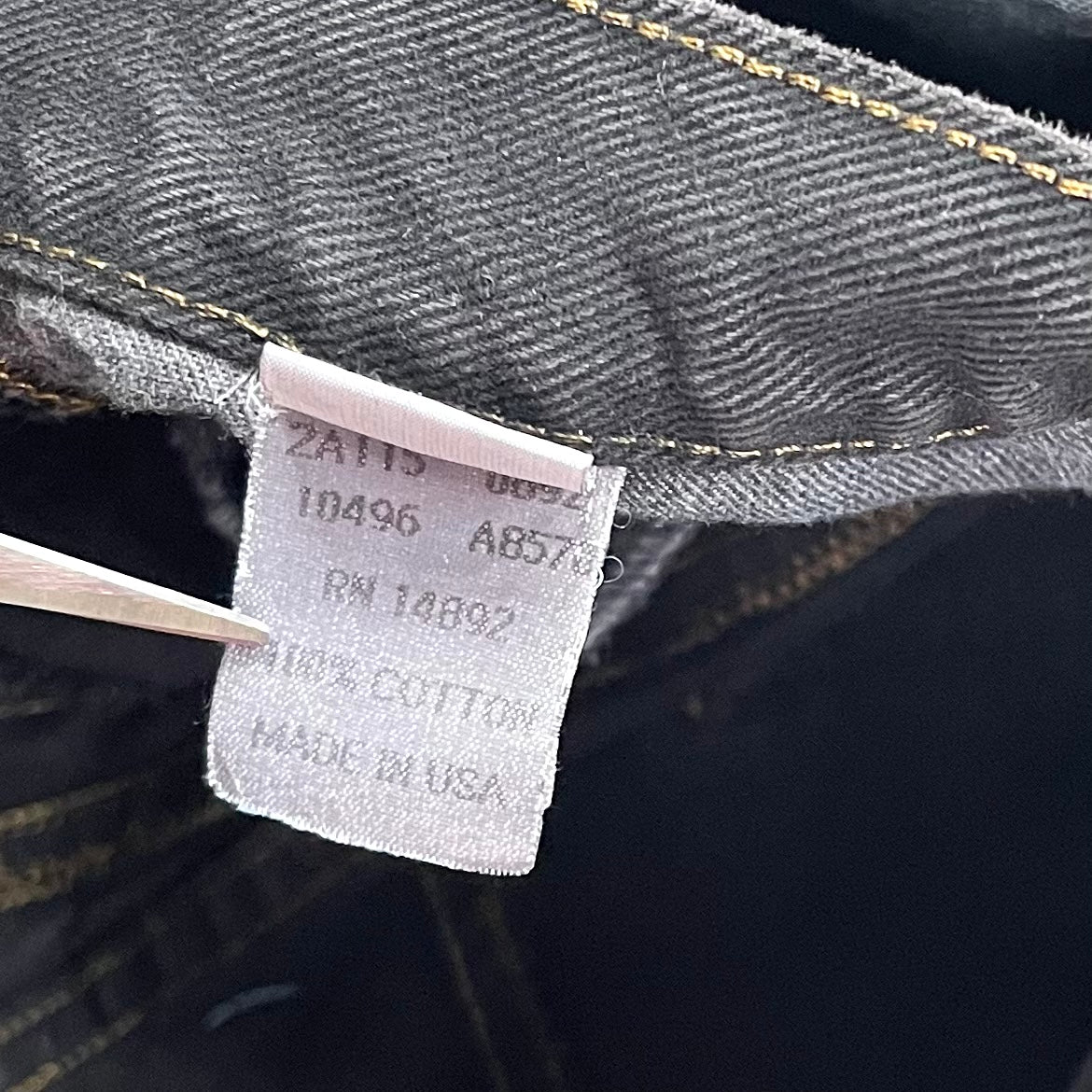 80s/90s Black Denim High Waisted Tapered Leg Mom Jeans By Marithe Francois Girbaud - Image 11