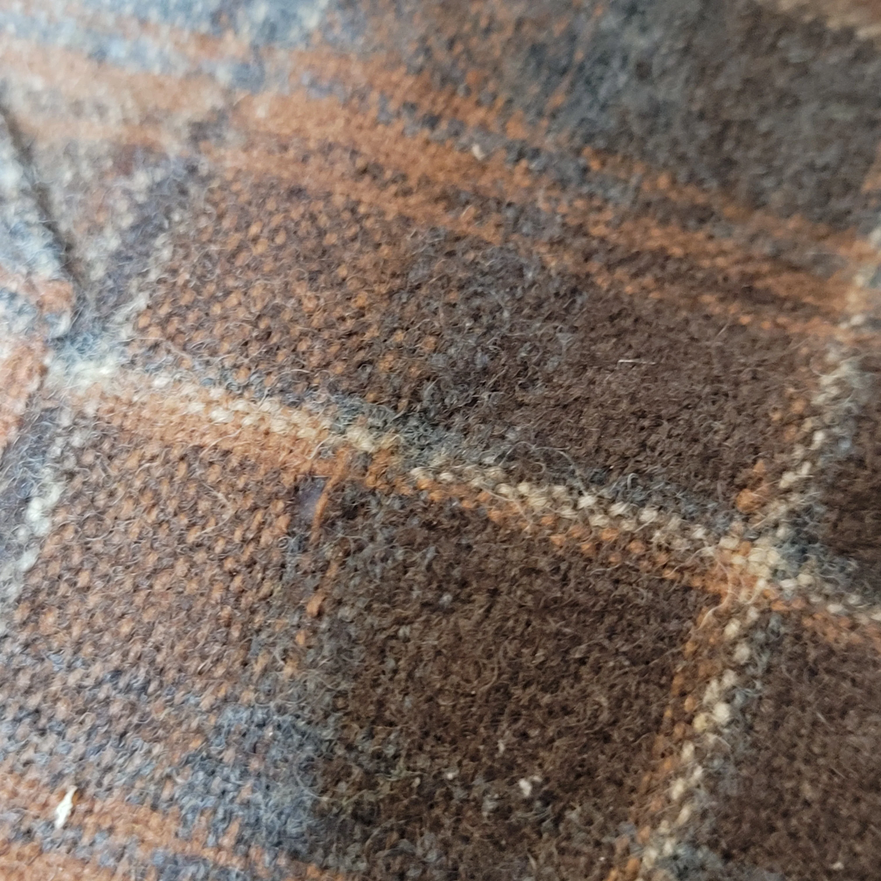 80s/90s Board Shirt Brown Adult Sm Original Inspection Tag By Pendleton - Image 14