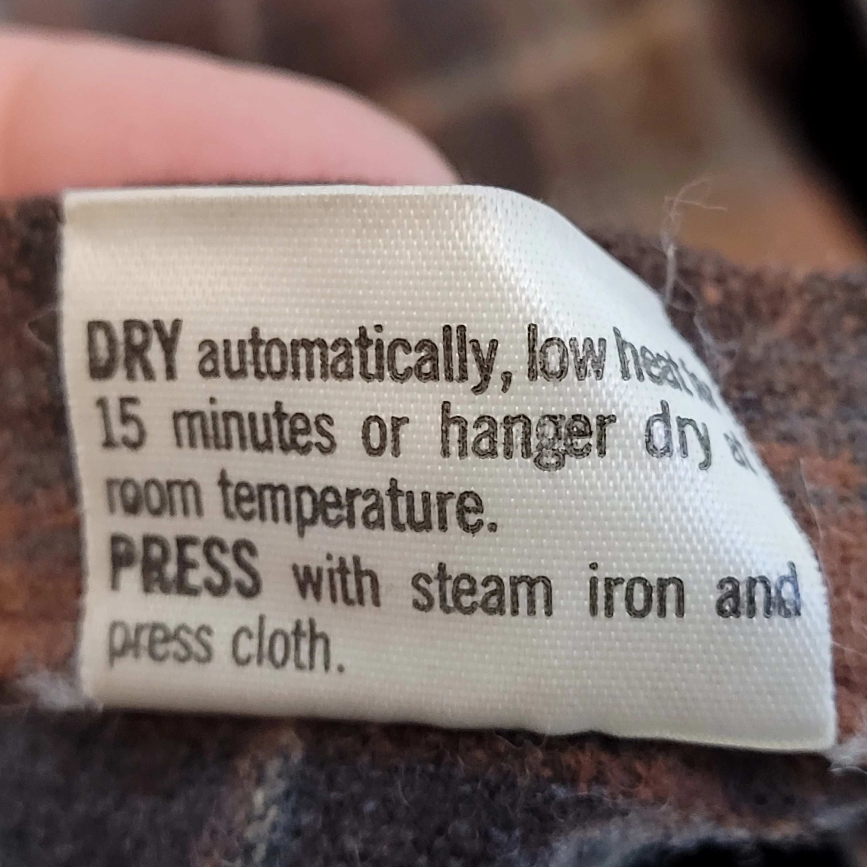 80s/90s Board Shirt Brown Adult Sm Original Inspection Tag By Pendleton - Image 7