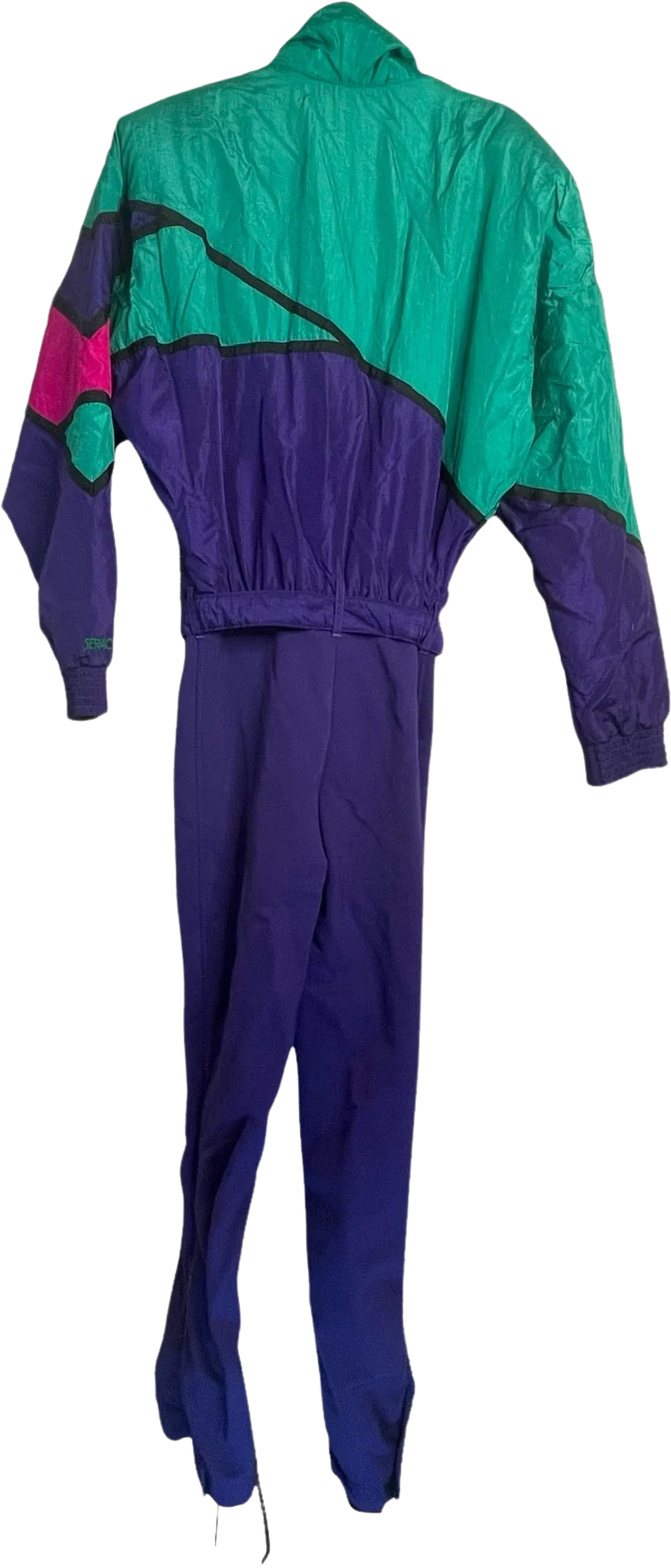 80s/90s Bright Colorful Ski Suit Snow Suit By Serac - Image 2