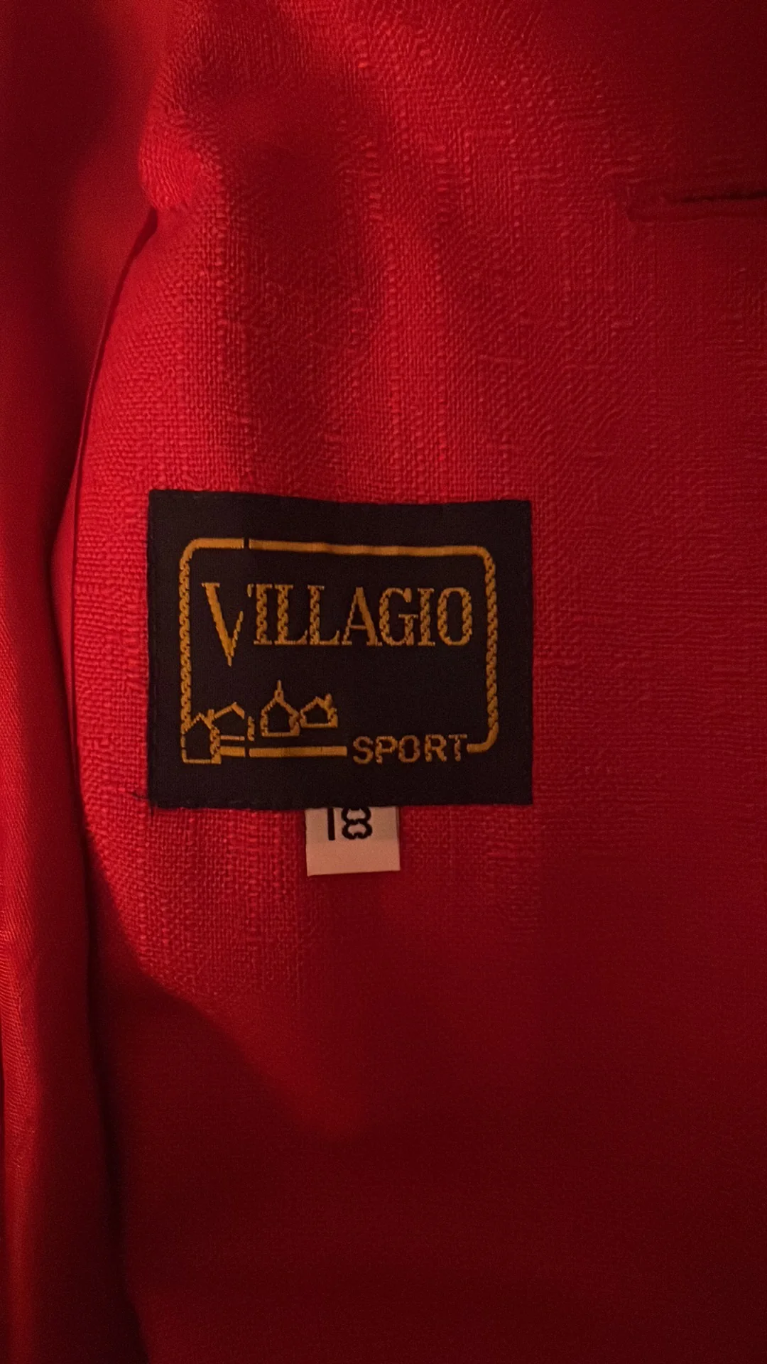 80s/90s Candy Apple Red Double Breast Skirt Suit - Image 10