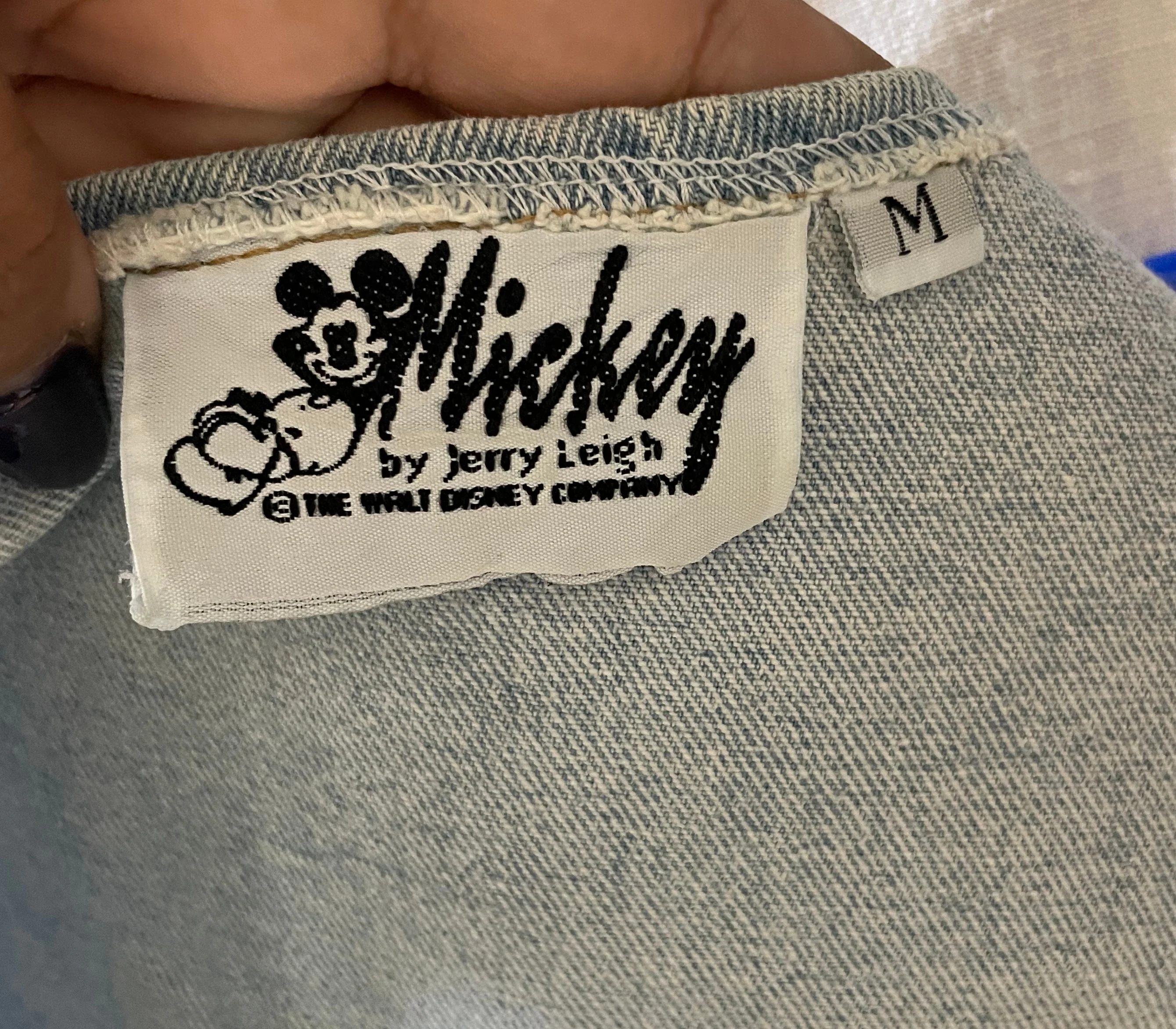 80s/90s Denim Vest By Mickey by Jerry Leigh - Image 7