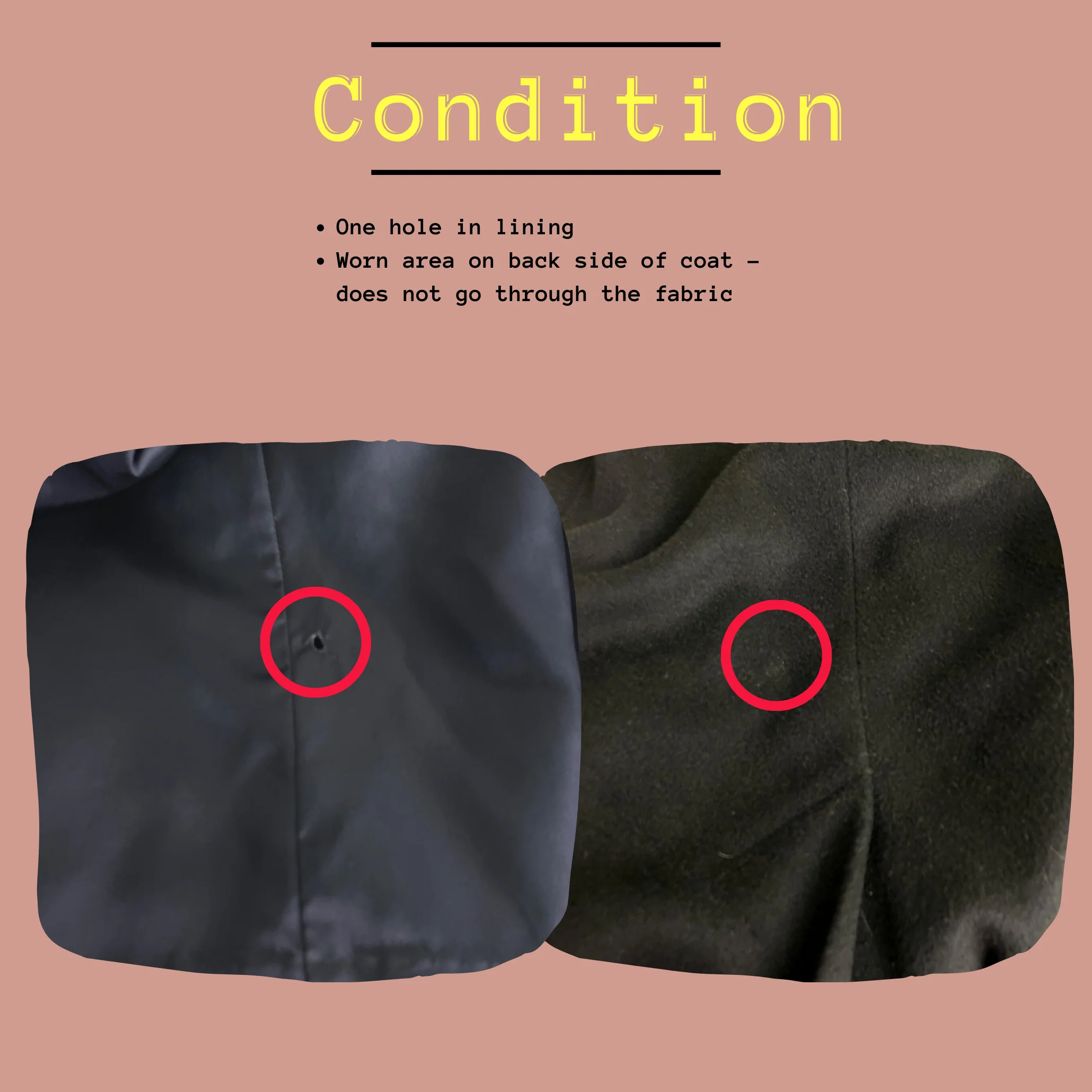 80s/90s Double Breasted Wool Overcoat Union Made Petite by JG Hook - Image 11