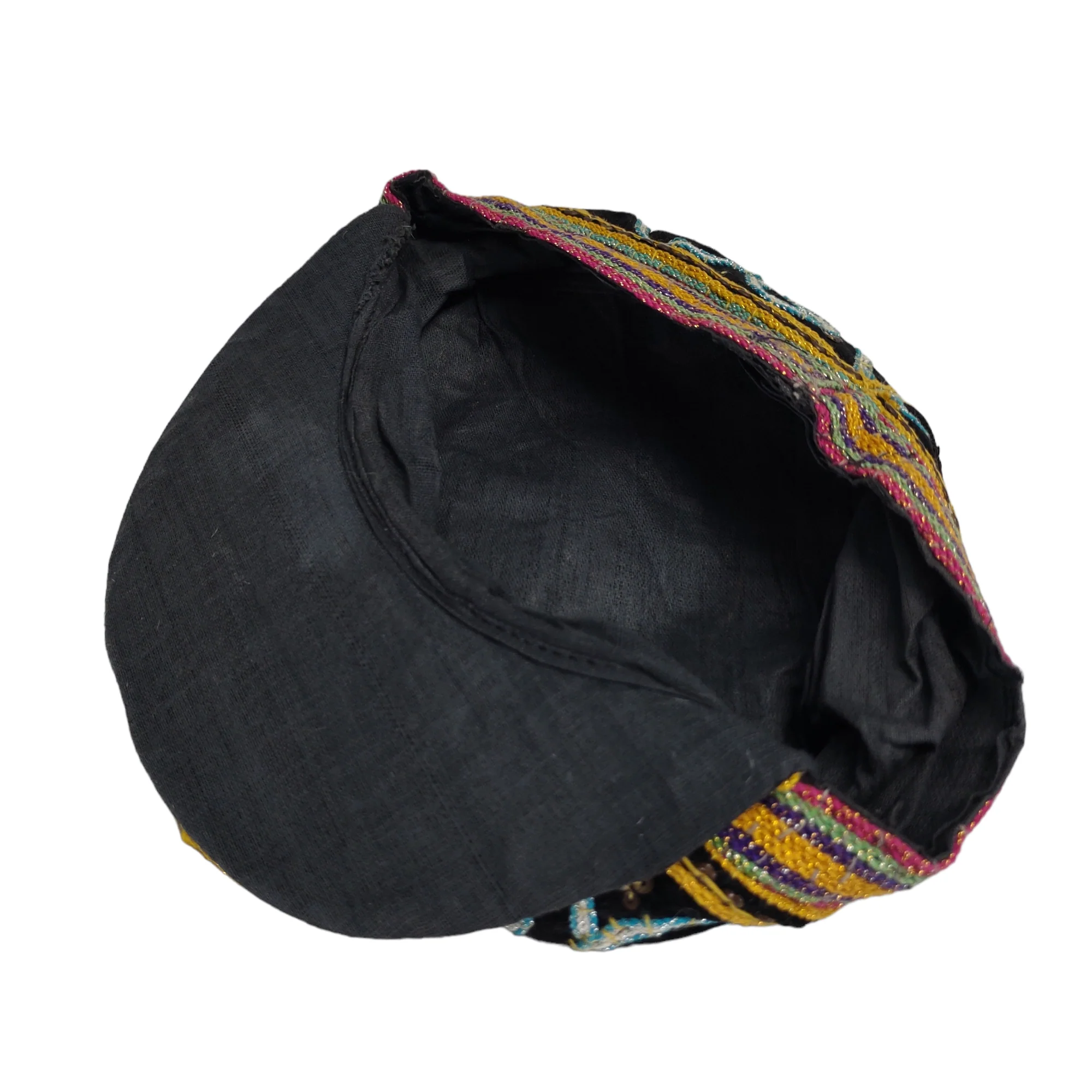 80s/90s Embellished Velvet Kalaga Style Elephant Hat By Rico International - Image 10