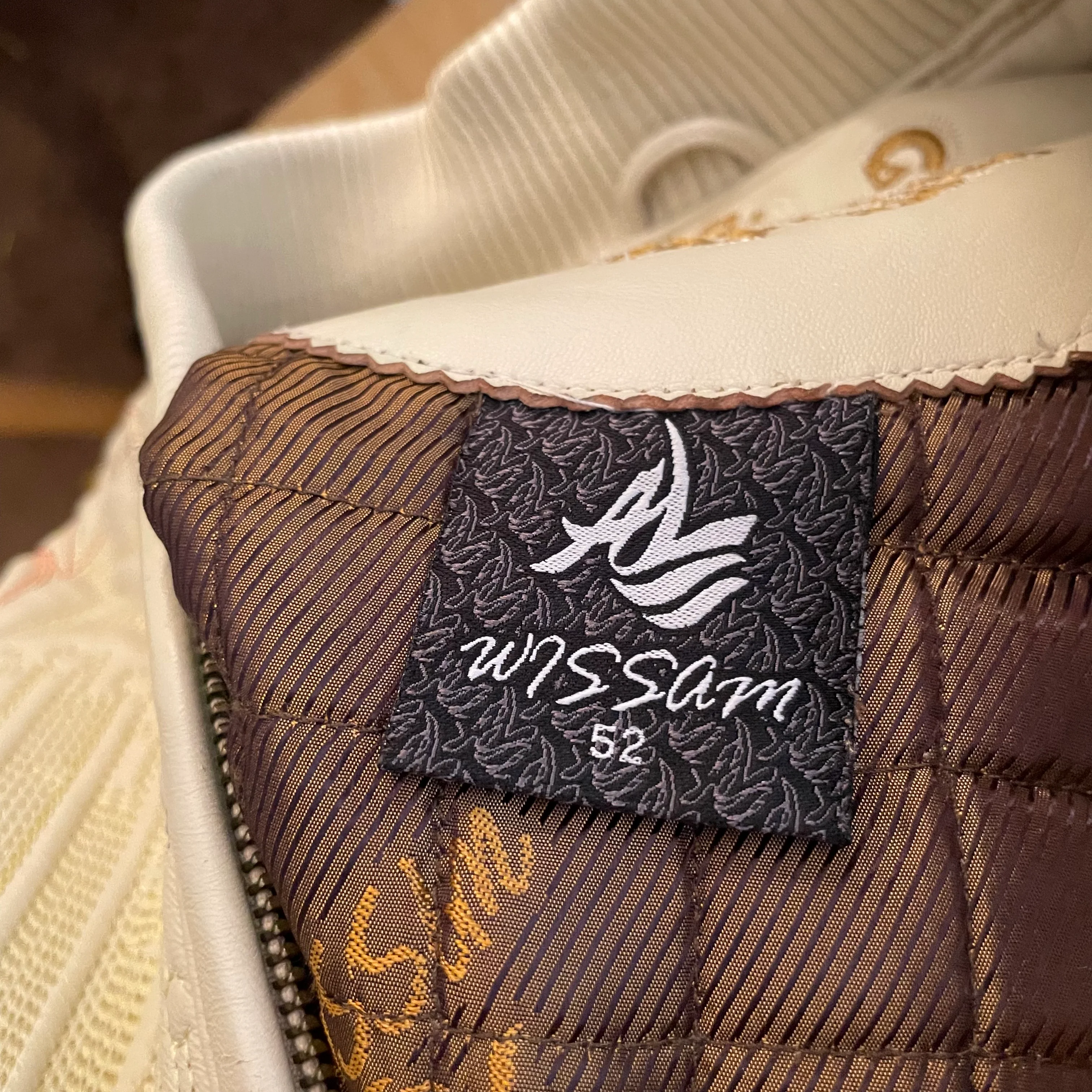 90s/00s Embroidered Leather Bomber Jacket By Al Wissam - Image 17