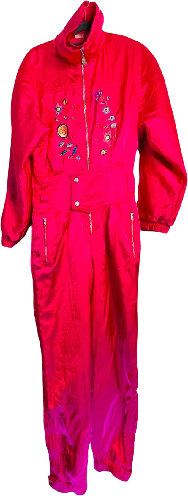 80s/90s Embroidered Skisuit Snowsuit By Ellesee