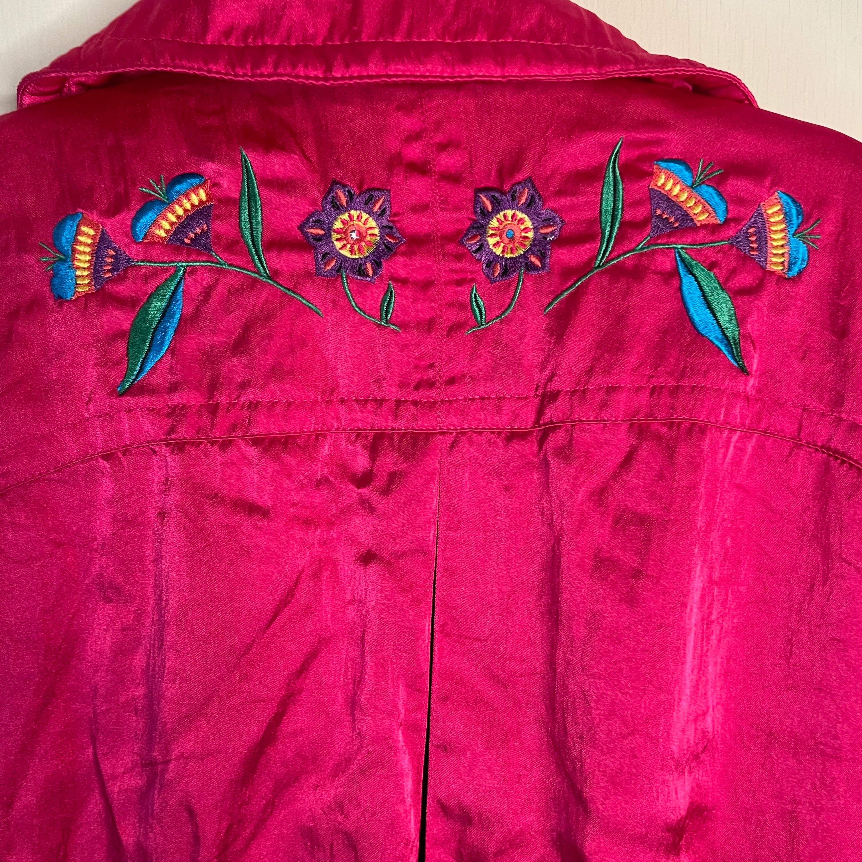 80s/90s Embroidered Skisuit Snowsuit By Ellesee - Image 11