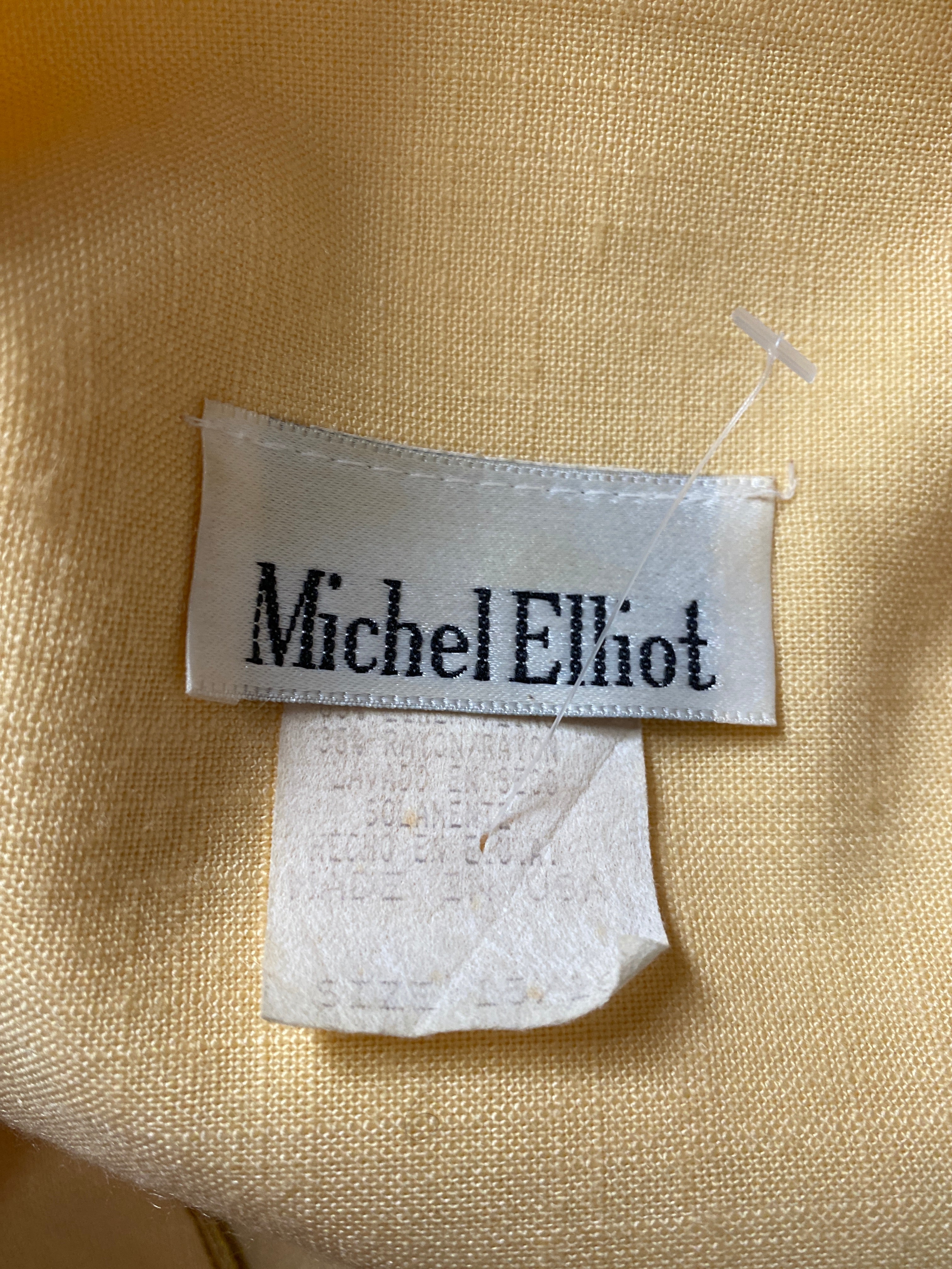 80s/90s Embroidery Beading And Rhinestone Fish Blazer By Michel Elliot - Image 10