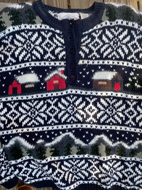 80s/90s Fairisle Sweater With 5 Button Front By B. Moss Clothing Company - Image 9
