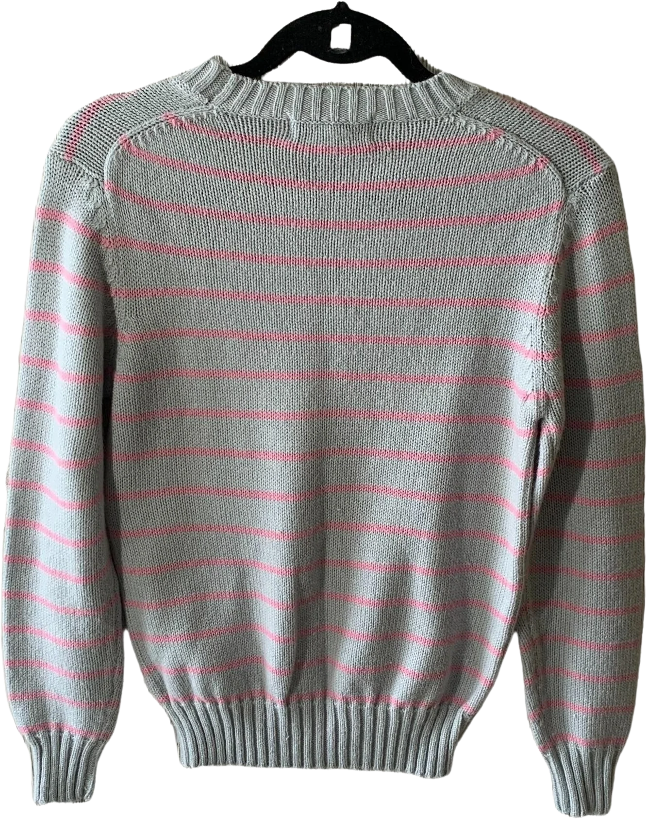 80s/90s Favorites Pastel Striped Grandmacore Sweater By Favorites - Image 2