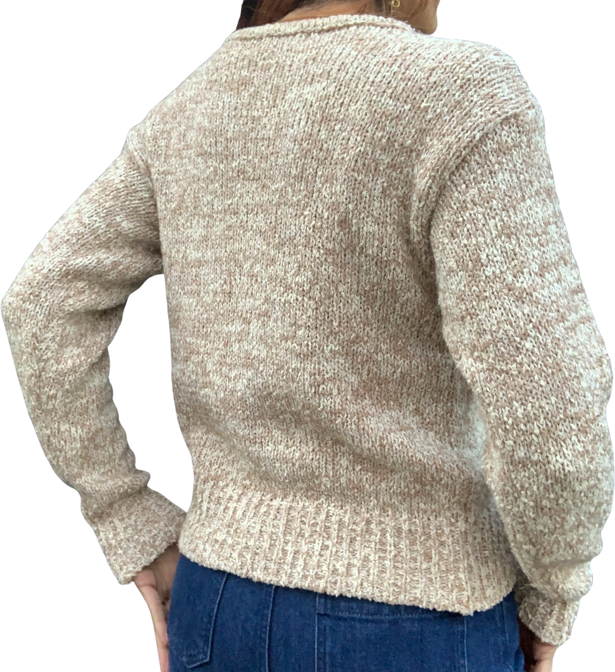 80s/90s Floral Embroidered Sweater With Fringe By Marieakim - Image 2