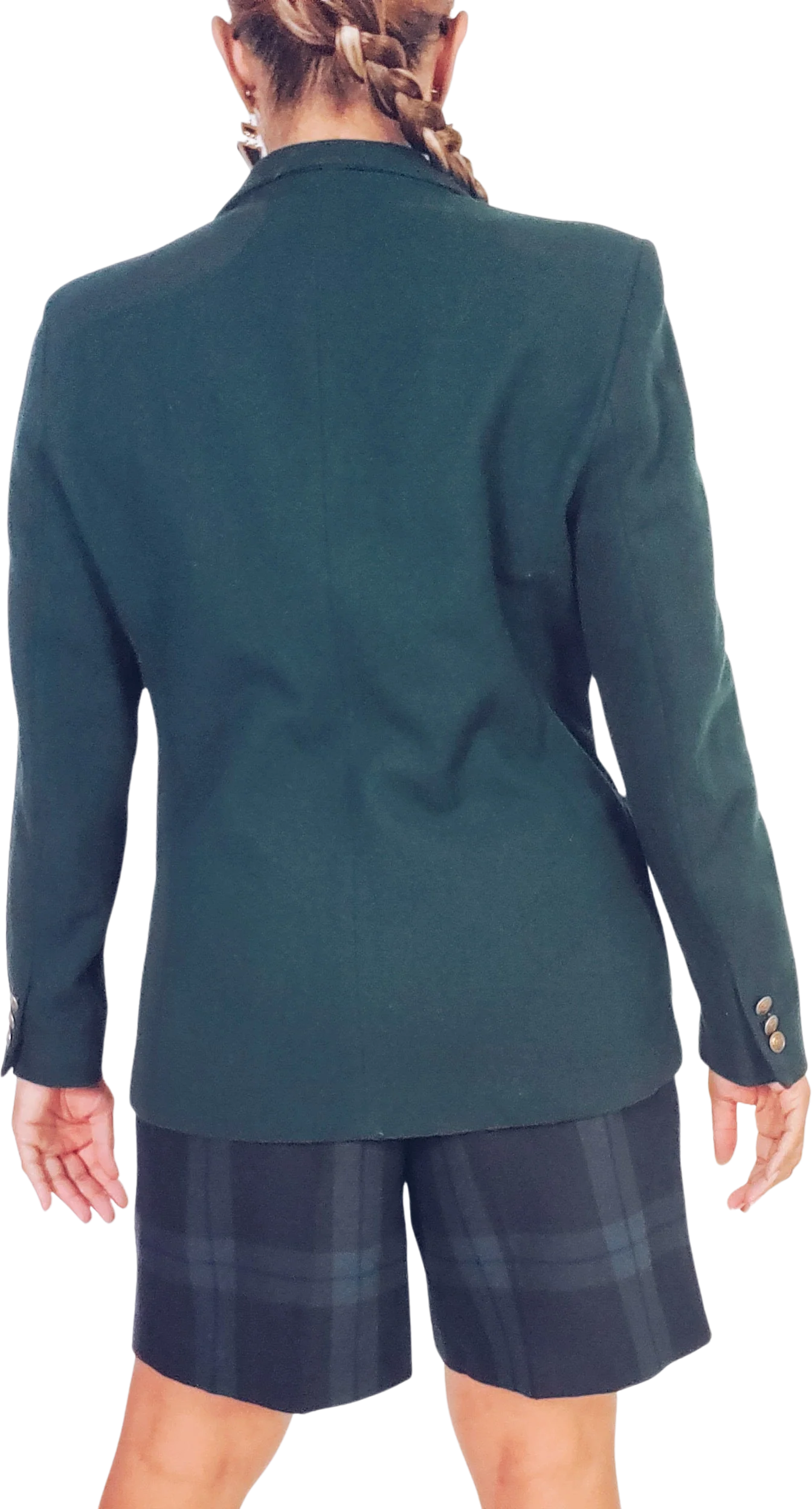 80s/90s Forest Green Blazer By Chaus - Image 2
